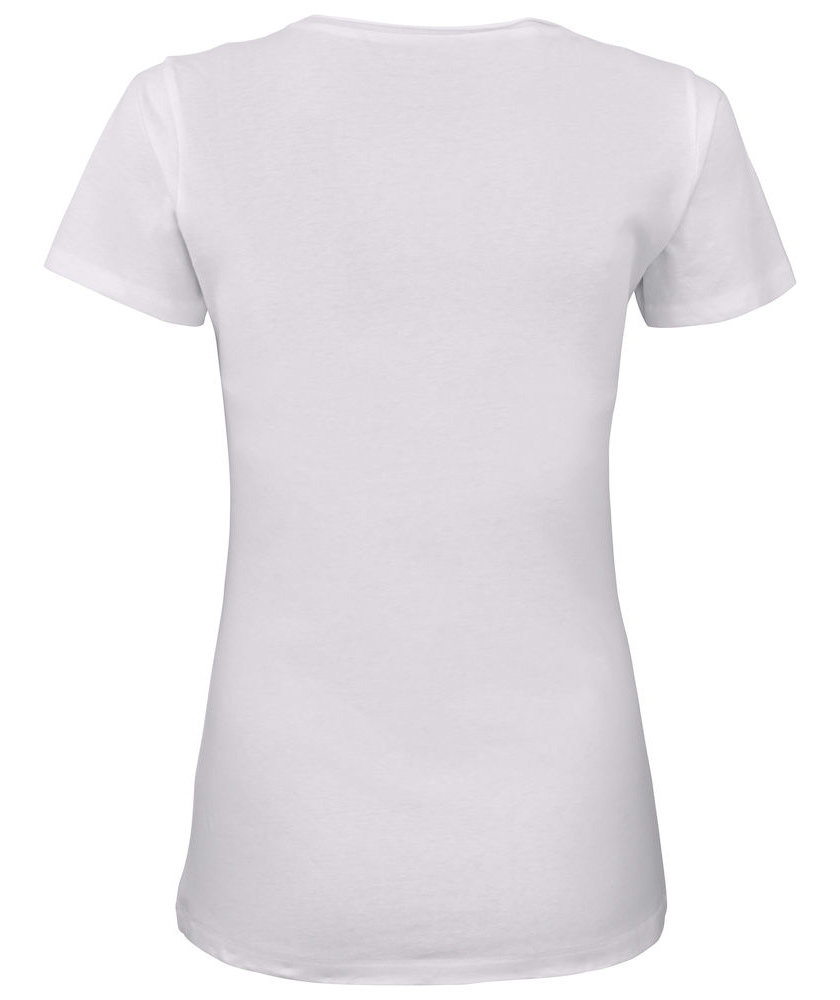 Cutter & Buck Pacific City dame T-shirt , White print