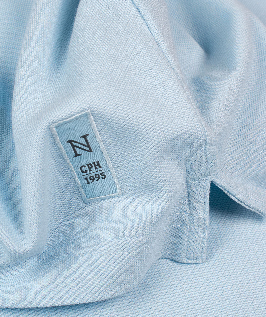 Nimbus Harvard Polo T-shirt, Sky Blue, large image number 4