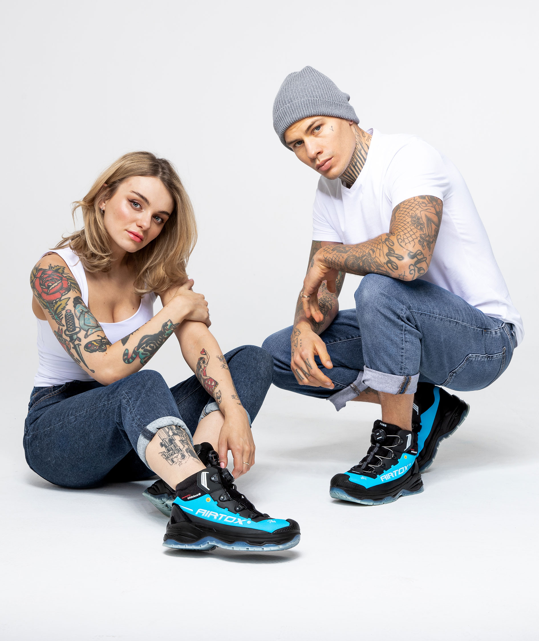 Airtox TX66 sikkerhedsst&oslash;vletter S3, Bl&aring;/Sort, large image number 17