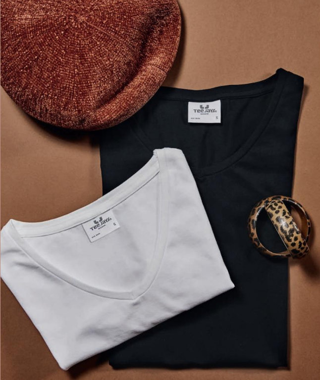 Tee Jays T-shirt dam, Svart