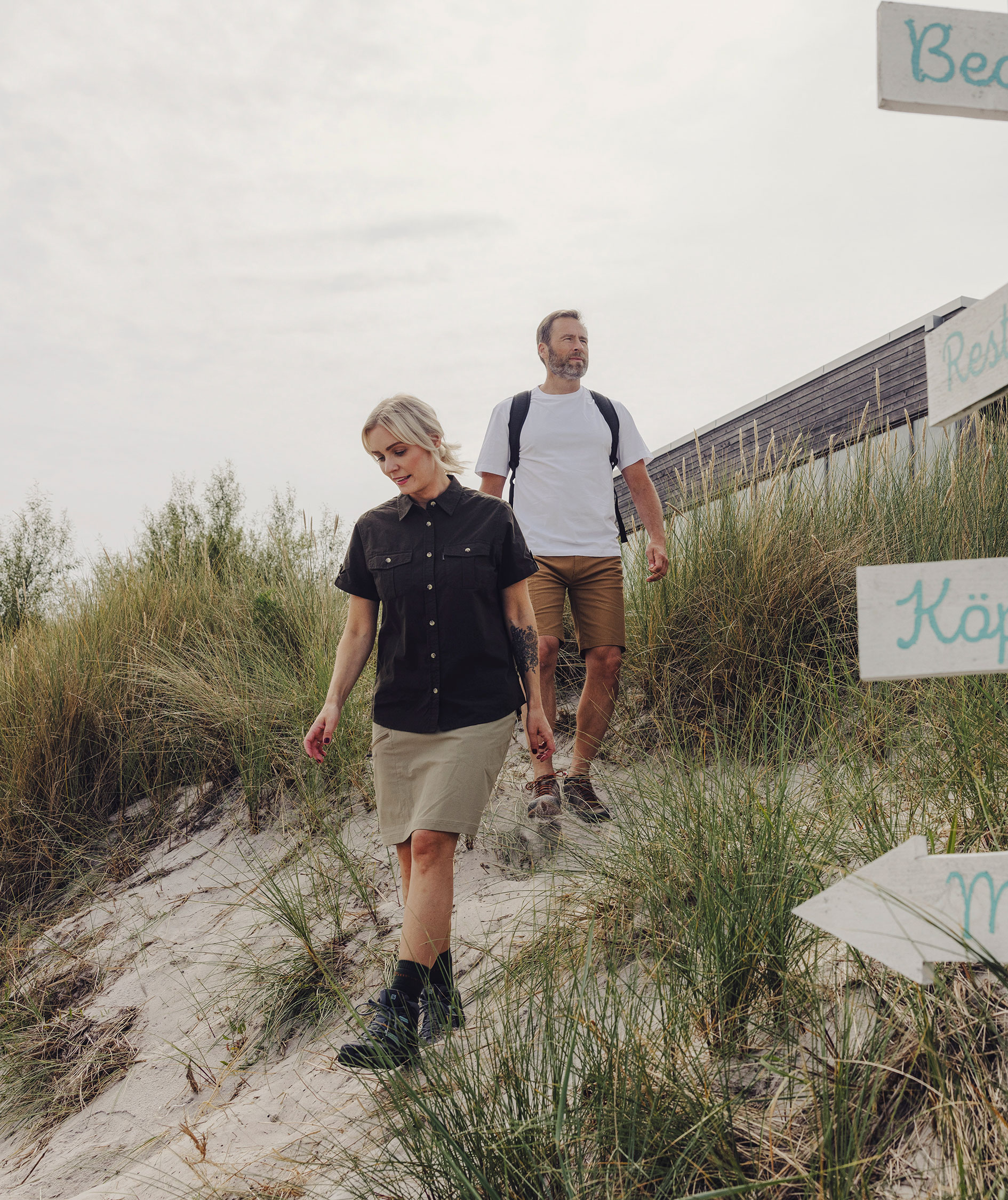 Pinewood Safari kort&aelig;rmet dameskjorte, Dark olive 