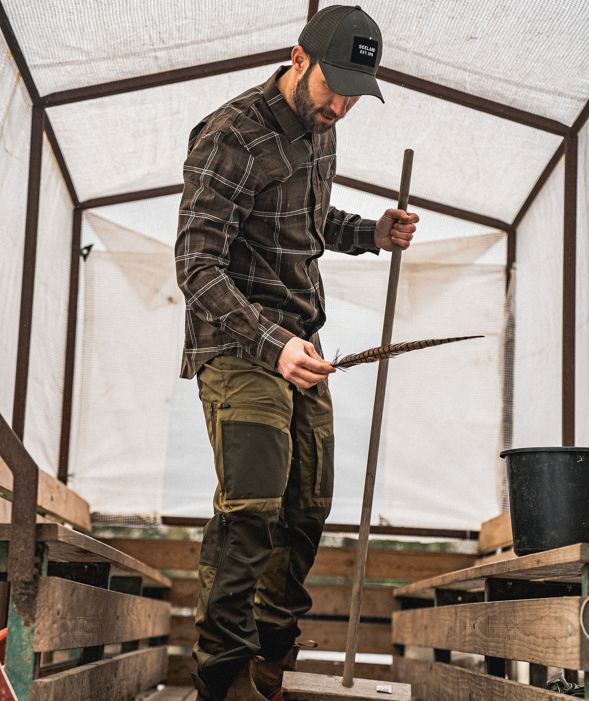 Seeland Hemlock Hose, Military olive/Pine green