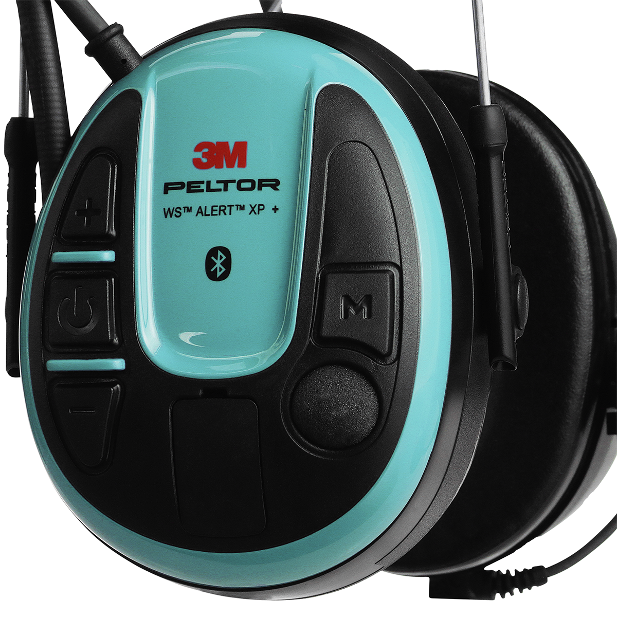 3M Peltor WS Alert XP+ h&oslash;rev&aelig;rn med Bluetooth, Turkis, Turkis, large image number 3