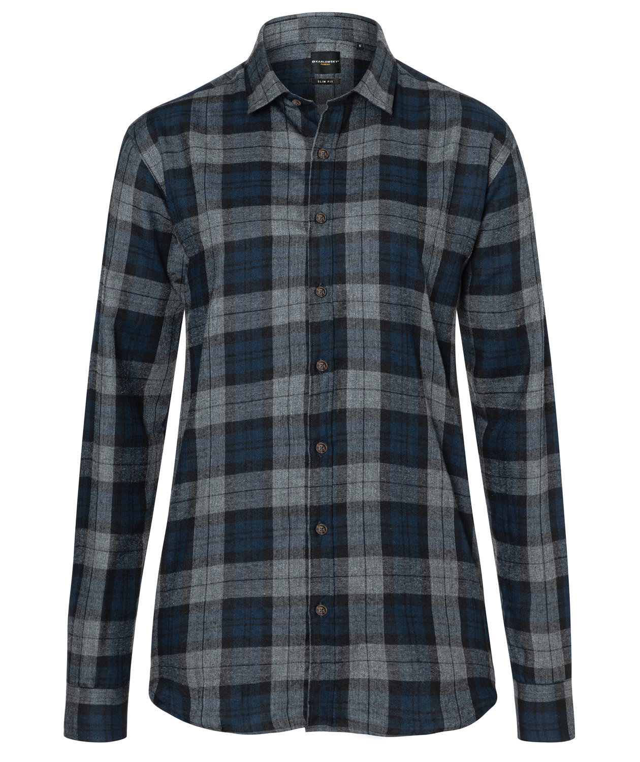 Karlowsky Origin Urban-Style Slim fit skjorta dam, Navy