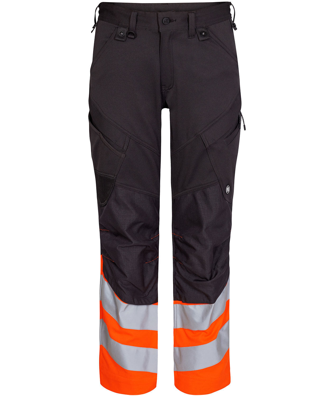 Engel Safety arbeidsbukse, Gr&aring;/Hi-Vis oransje, Gr&aring;/Hi-Vis oransje, swatch