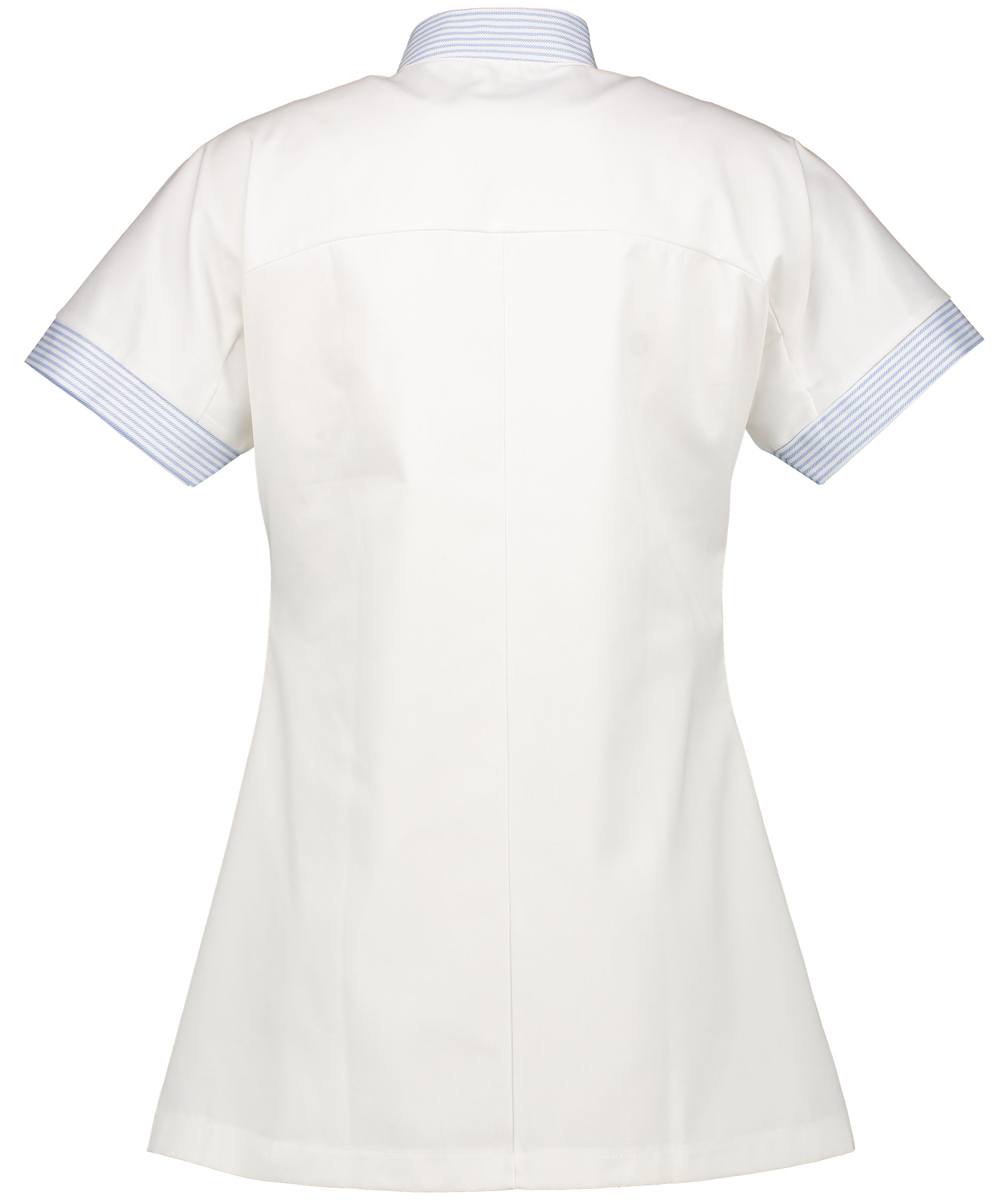 Borch Textile 0826 215 gsm tunika dam, Vit/Bl&aring; Randing, large image number 1