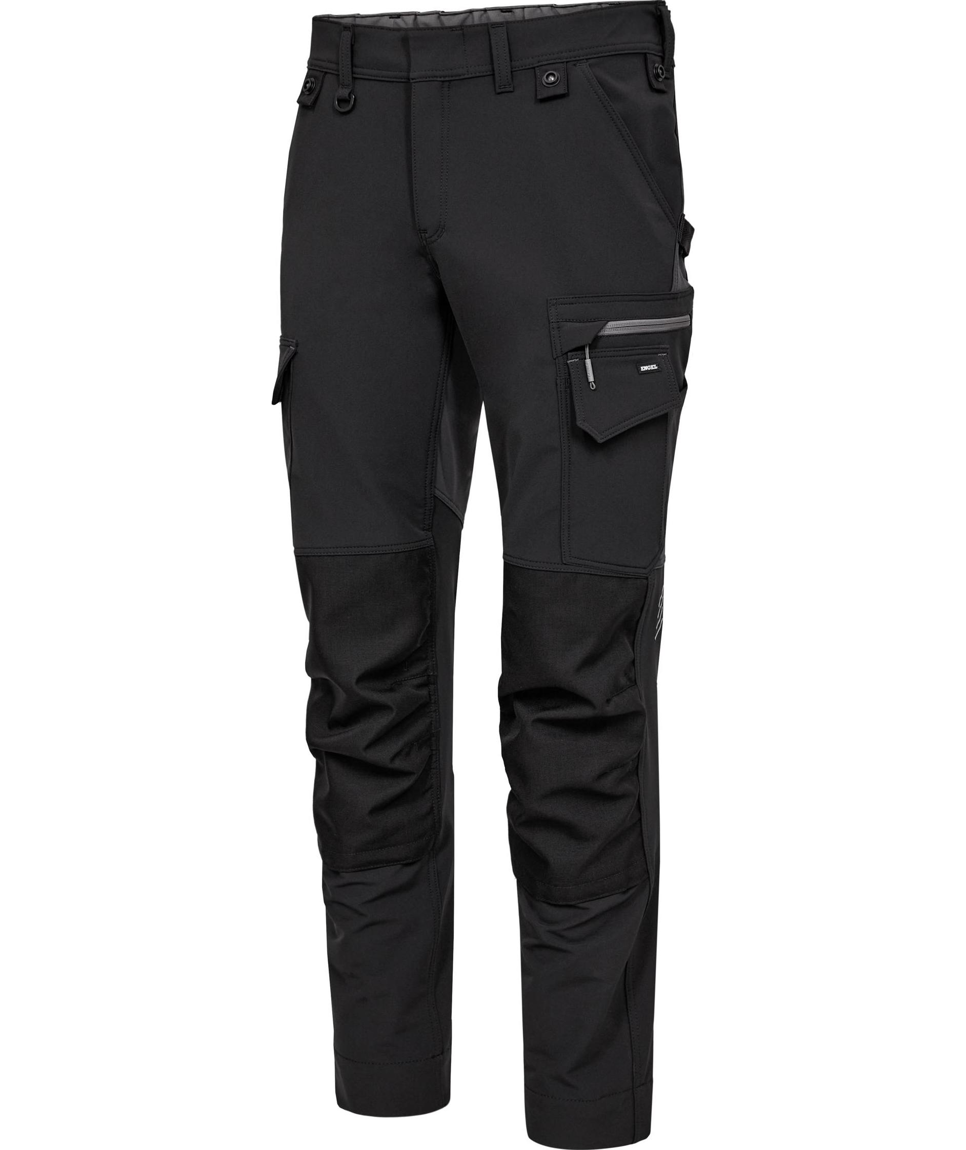 Engel Entire work trousers full stretch, Black/Anthracite Grey, large image number 5