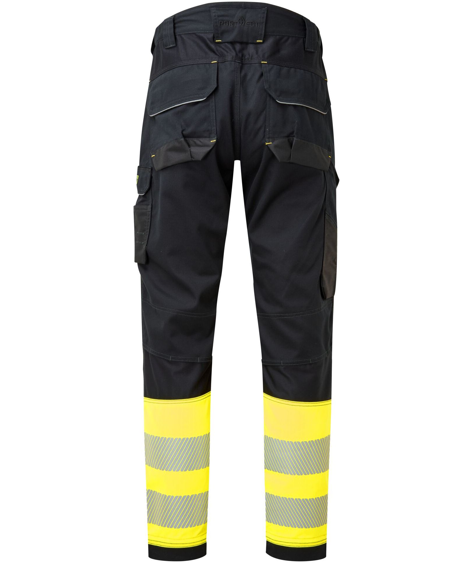 Portwest PW3 Modaflame hantverksbyxa, Varsel Gul/Svart