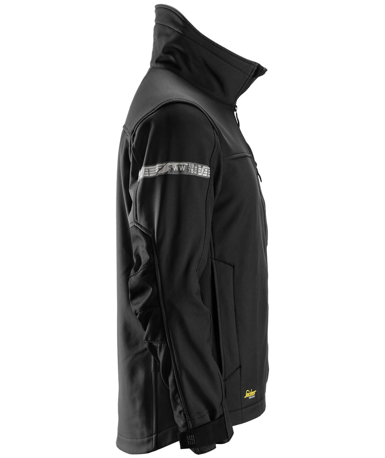 Snickers AllroundWork softshelljakke 1200, Svart, large image number 3