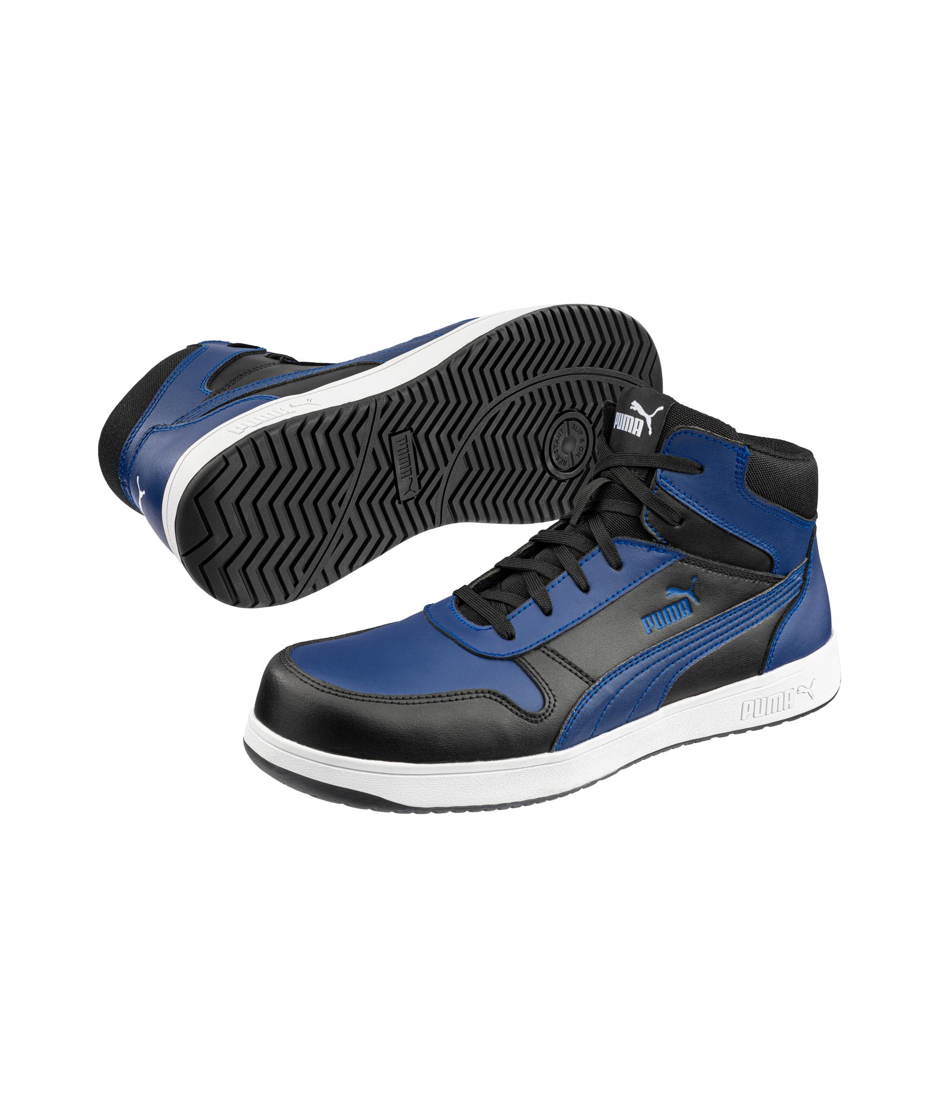 Puma Frontcourt Mid safety boots S3L, Black/Navy Blue, large image number 5