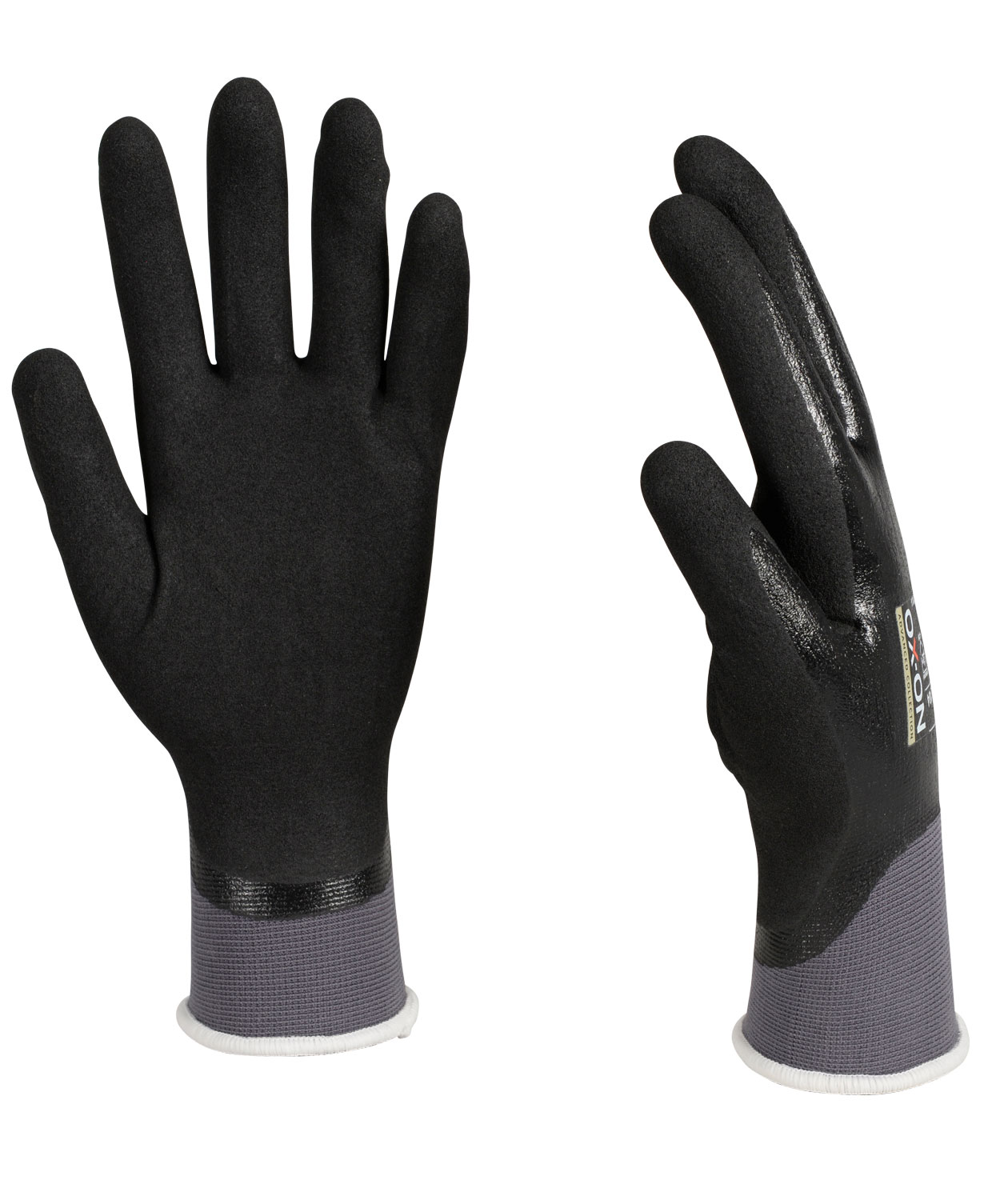 OX-ON Flexible Advanced 1904 Arbeitshandschuhe, Schwarz, large image number 2