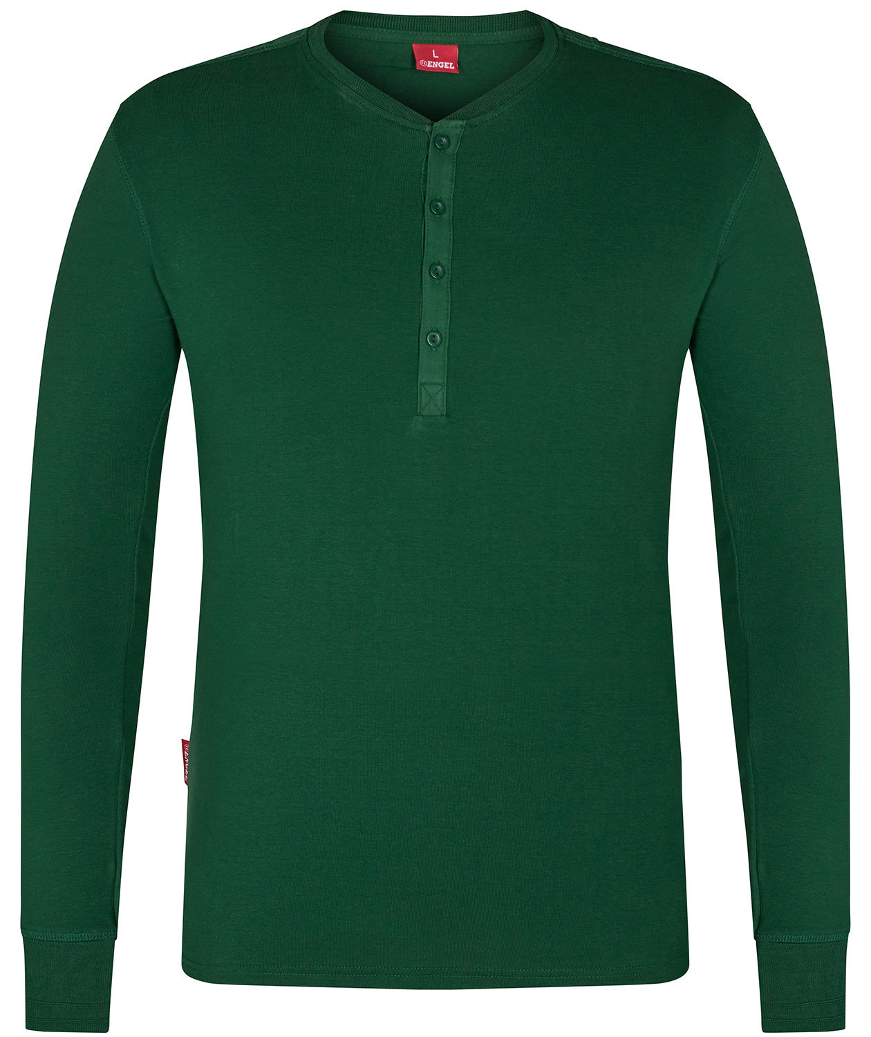 Engel Extend langermet Grandad T-skjorte, Gr&oslash;nn, Gr&oslash;nn, swatch