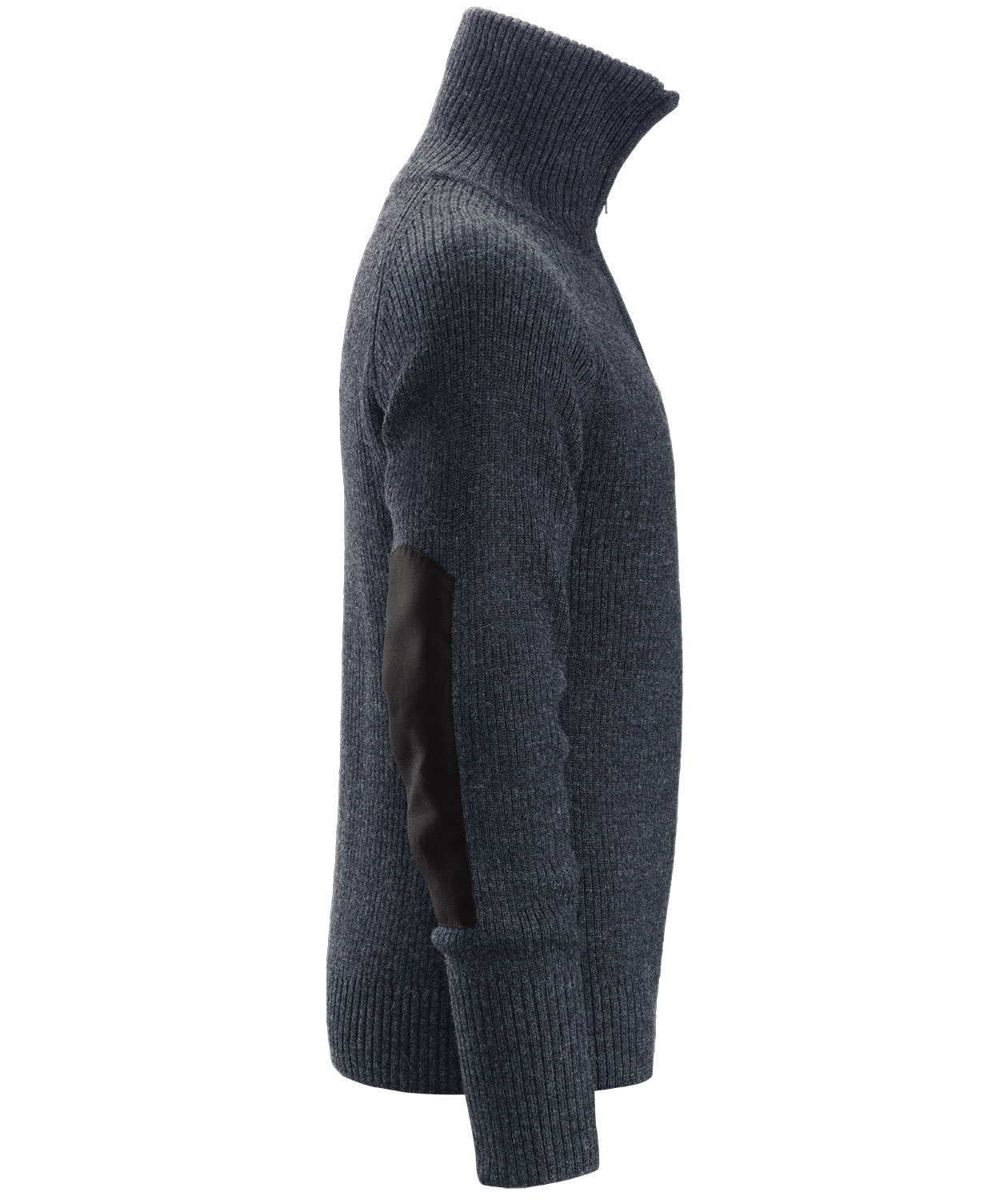 Snickers AllroundWork uldtr&oslash;je med kort lynl&aring;s 2905, Marine, large image number 3