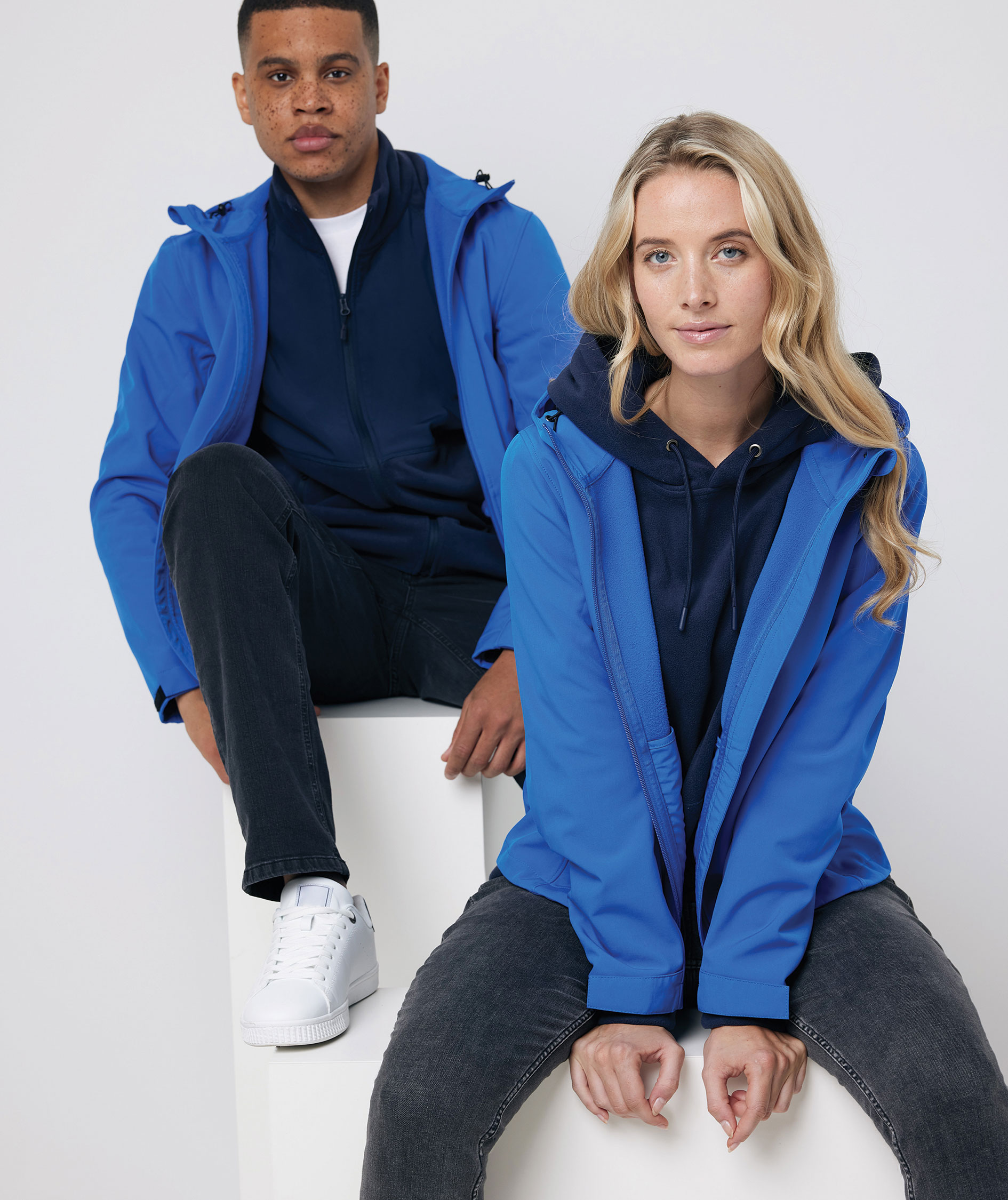 Iqoniq Makalu softshelljakke, Kongebl&aring;