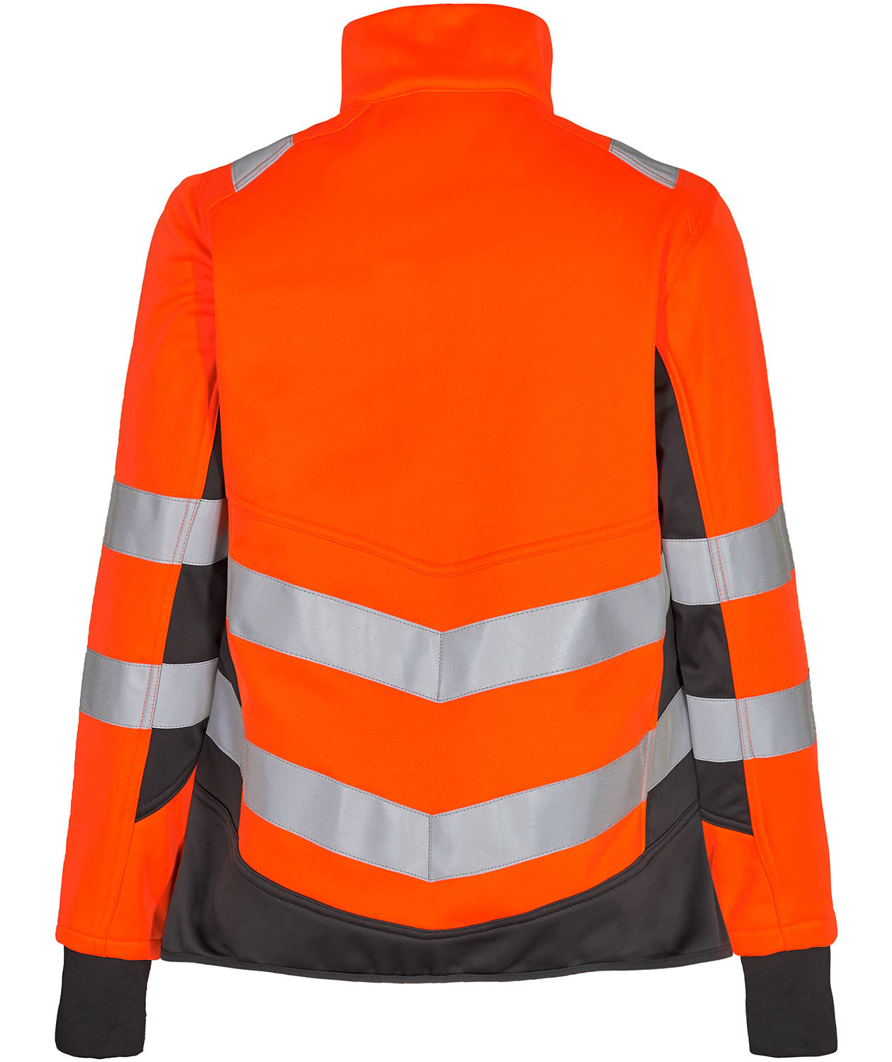 Engel Safety softshelljacka dam, Varsel orange/Gr&aring;, large image number 1