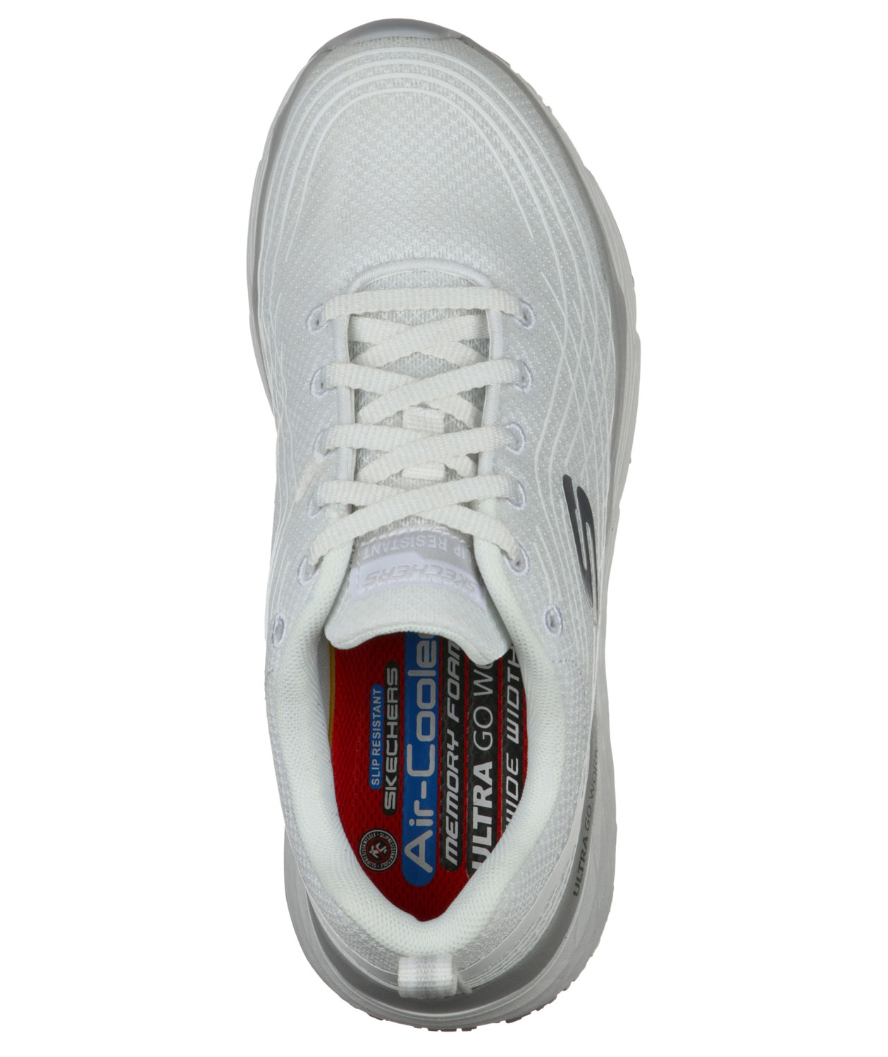Skechers Max Cushioning SR arbeidssko OB dame, Hvit, large image number 3