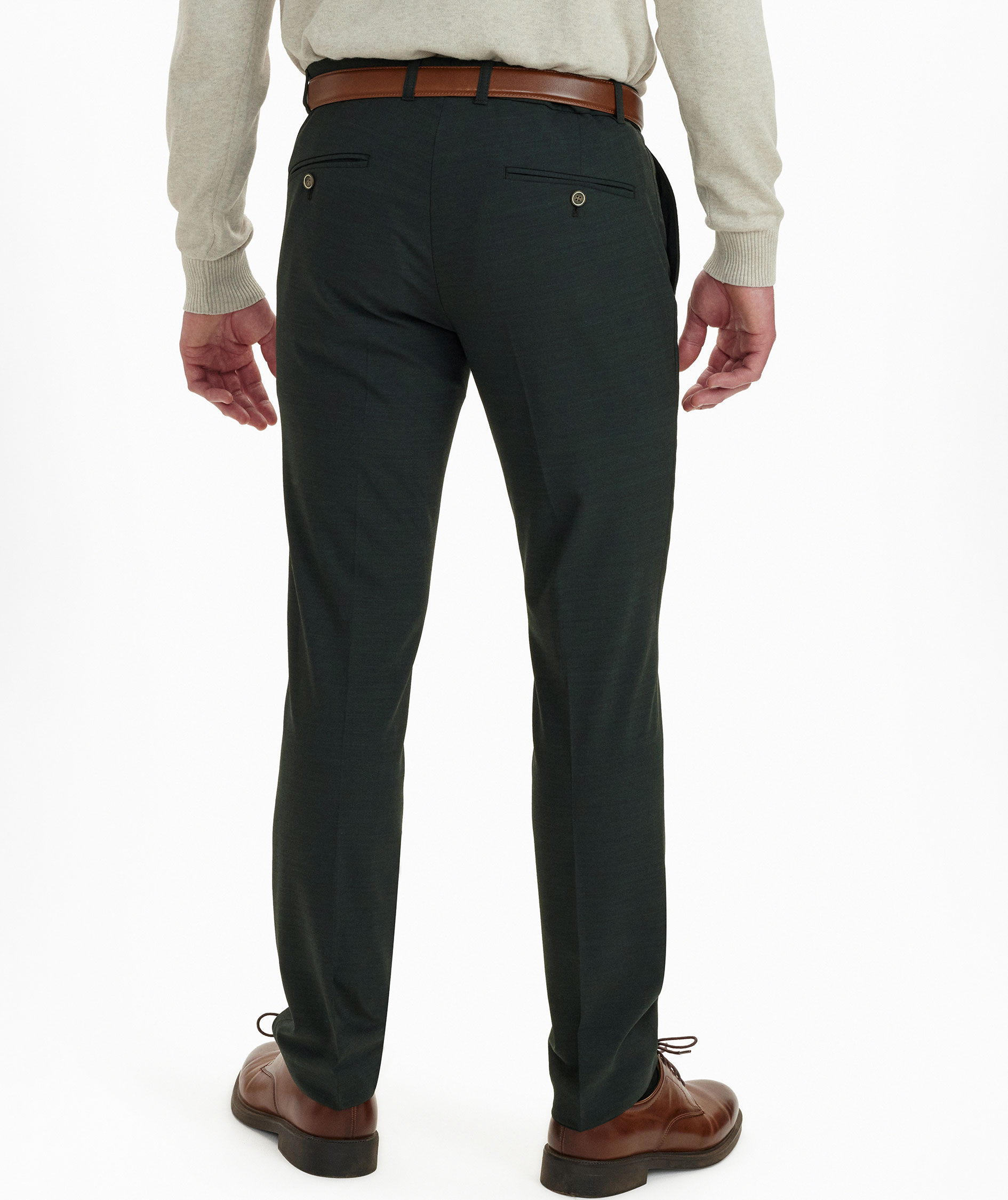 Sunwill Fitted fit trousers with wool, Green, large image number 7