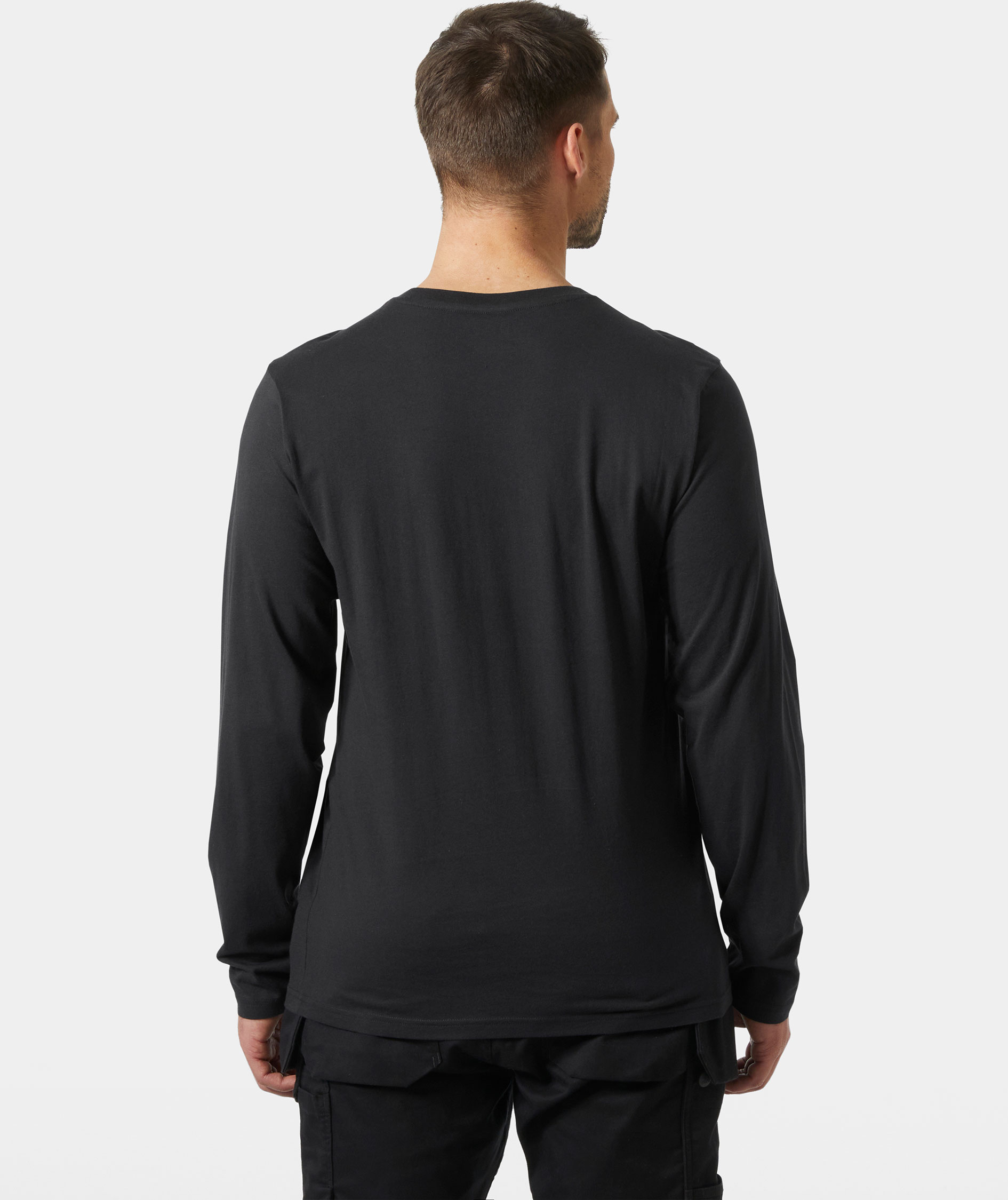 Helly Hansen Classic 2.0 l&aring;ng&auml;rmad T-shirt, Black, large image number 3