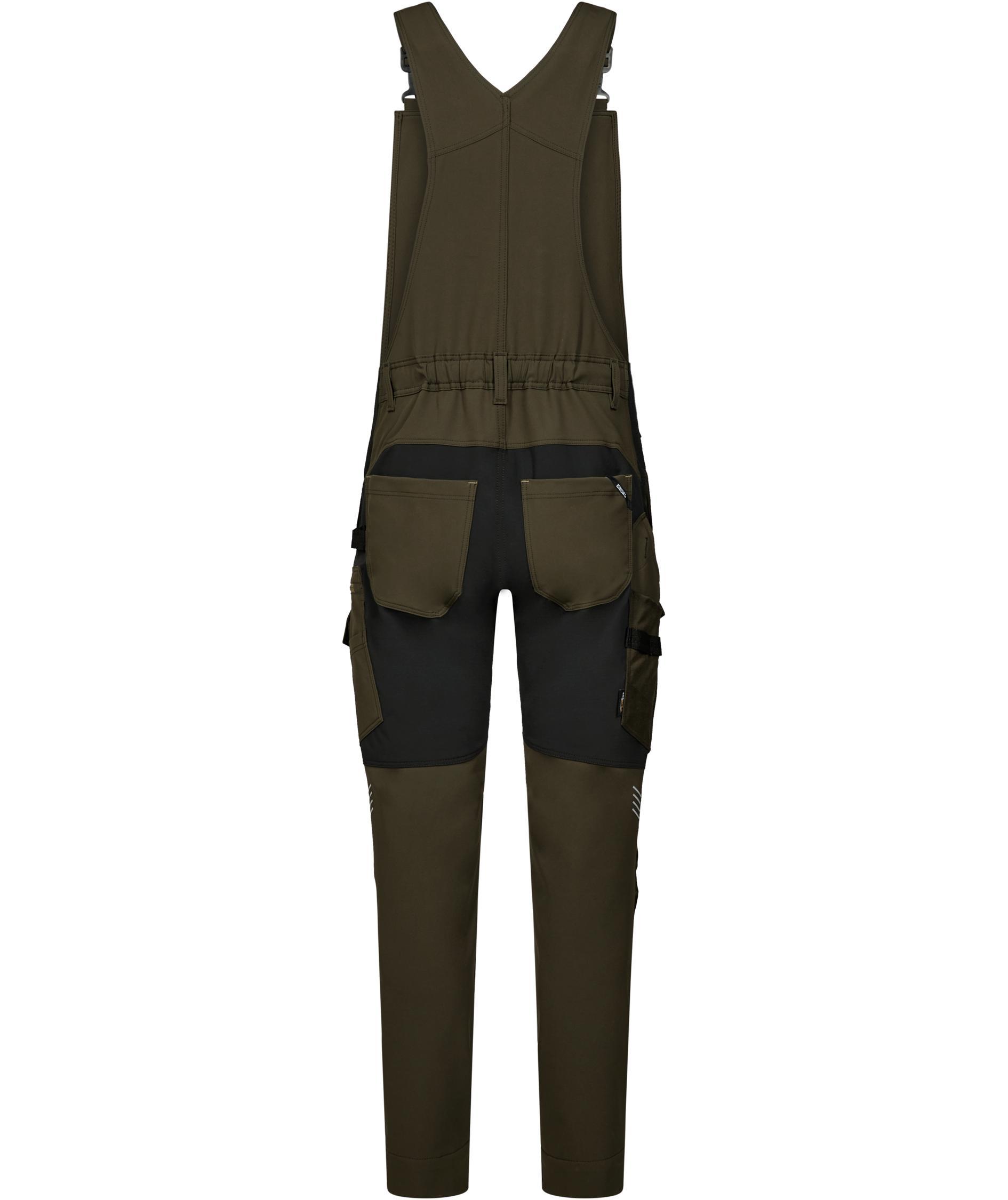 Engel Entire h&auml;ngselbyxa full stretch, Forest Green/Black, large image number 3