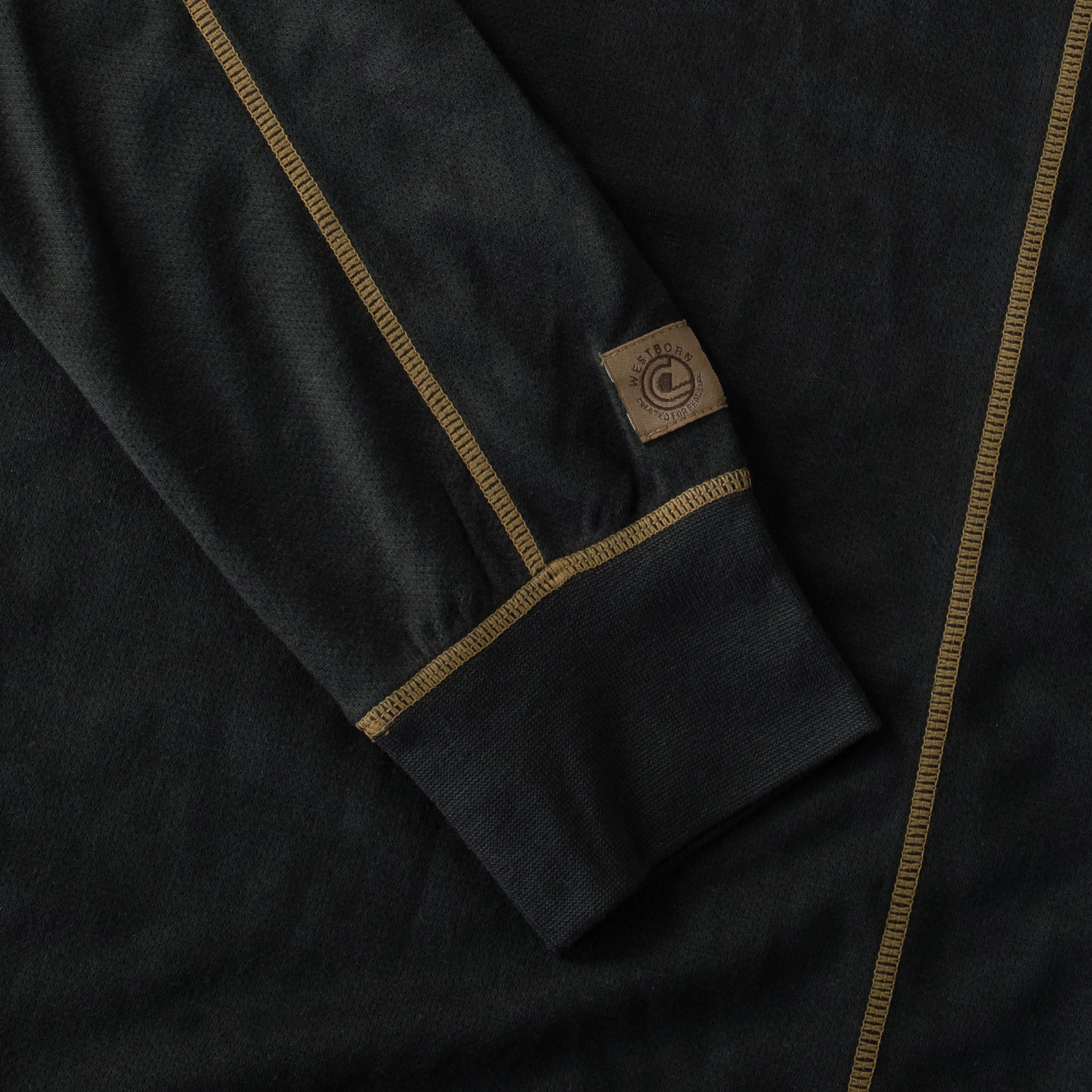 Westborn baselayer s&aelig;t, Black/Brown, large image number 6