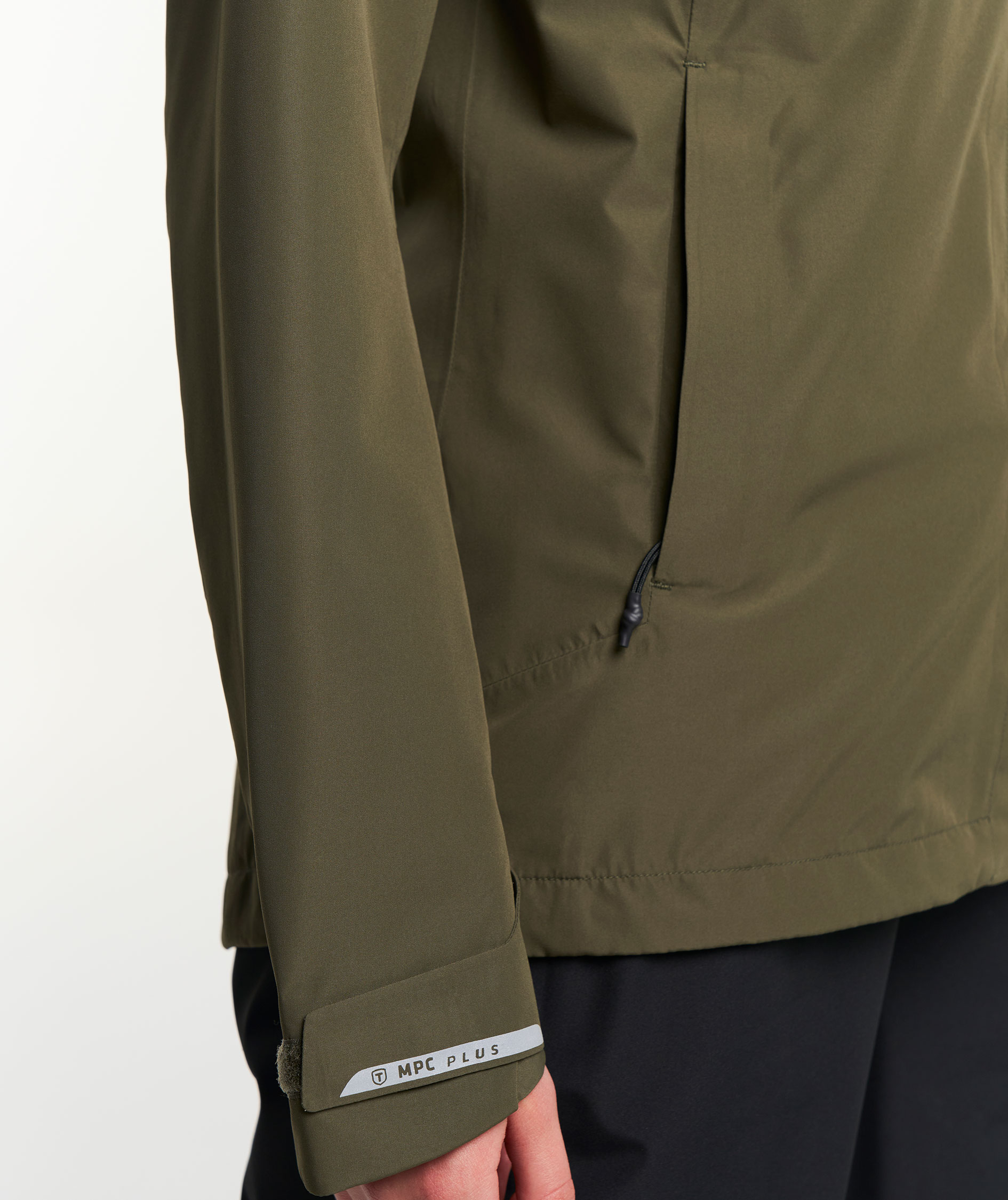 Tenson Westing regnjacka dam, Olivgr&ouml;n, large image number 8