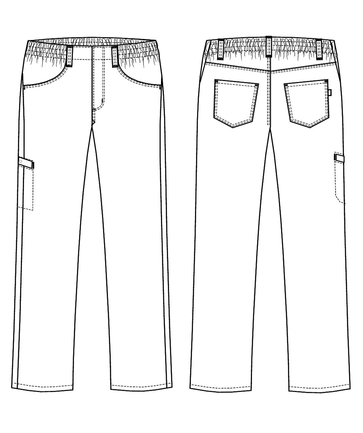 Kentaur  pull-on trousers leg length 92 cm, White, large image number 4