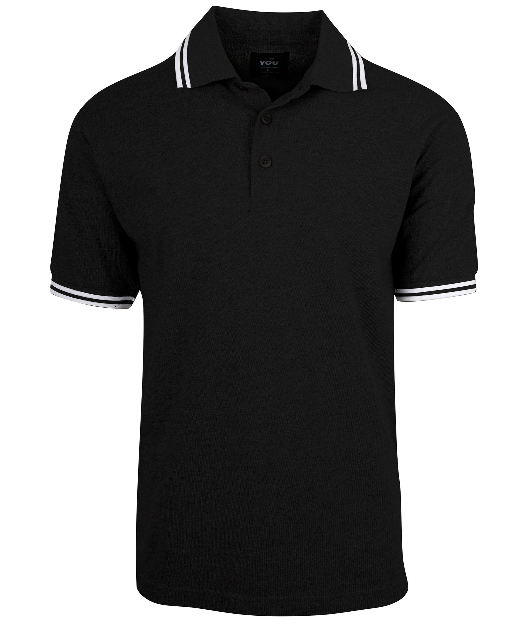 YOU Napoli  polo T-shirt, Sort