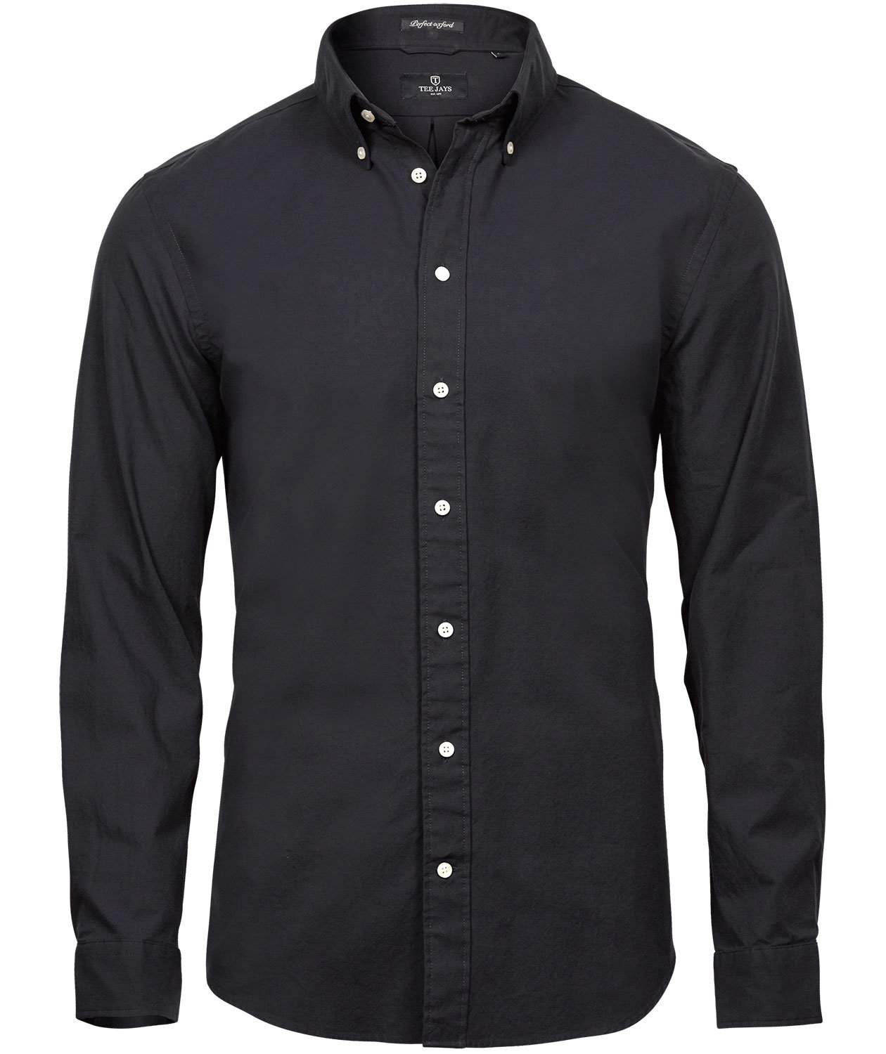 Tee Jays Perfect Oxford skjorte, Sort
