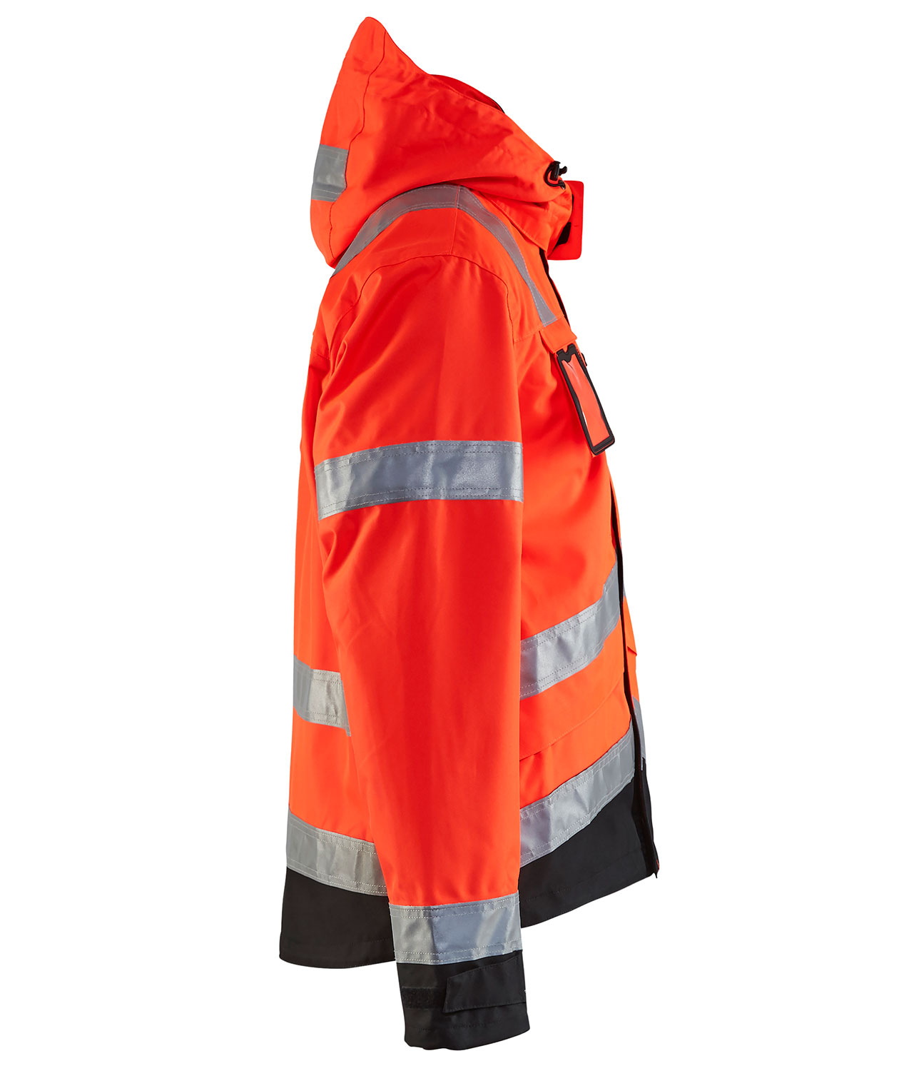 Bl&aring;kl&auml;der skaljakke, Hi-vis&nbsp;R&oslash;d/Sort, large image number 2