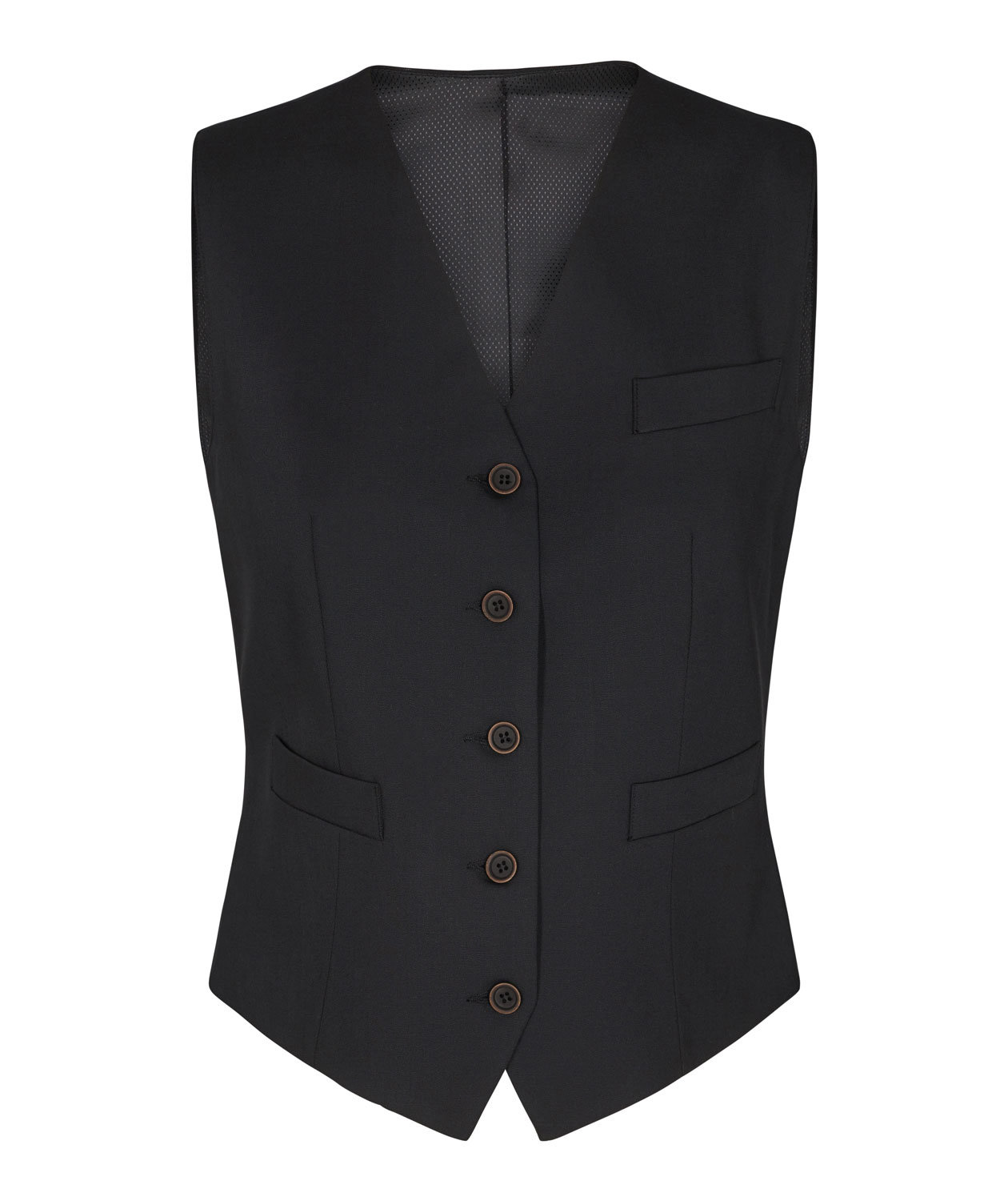 Sunwill Traveller Bistretch Regular fit v&auml;st dam, Black