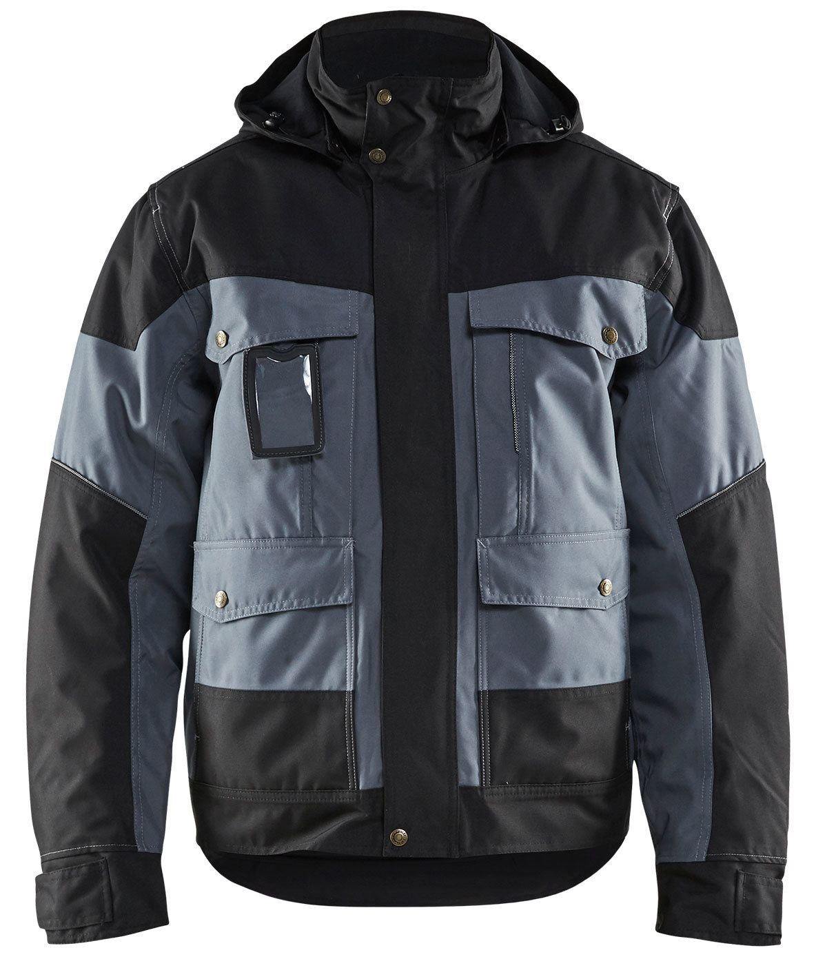 Bl&aring;kl&auml;der vinterjacka, Gr&aring;/Svart, Gr&aring;/Svart, swatch