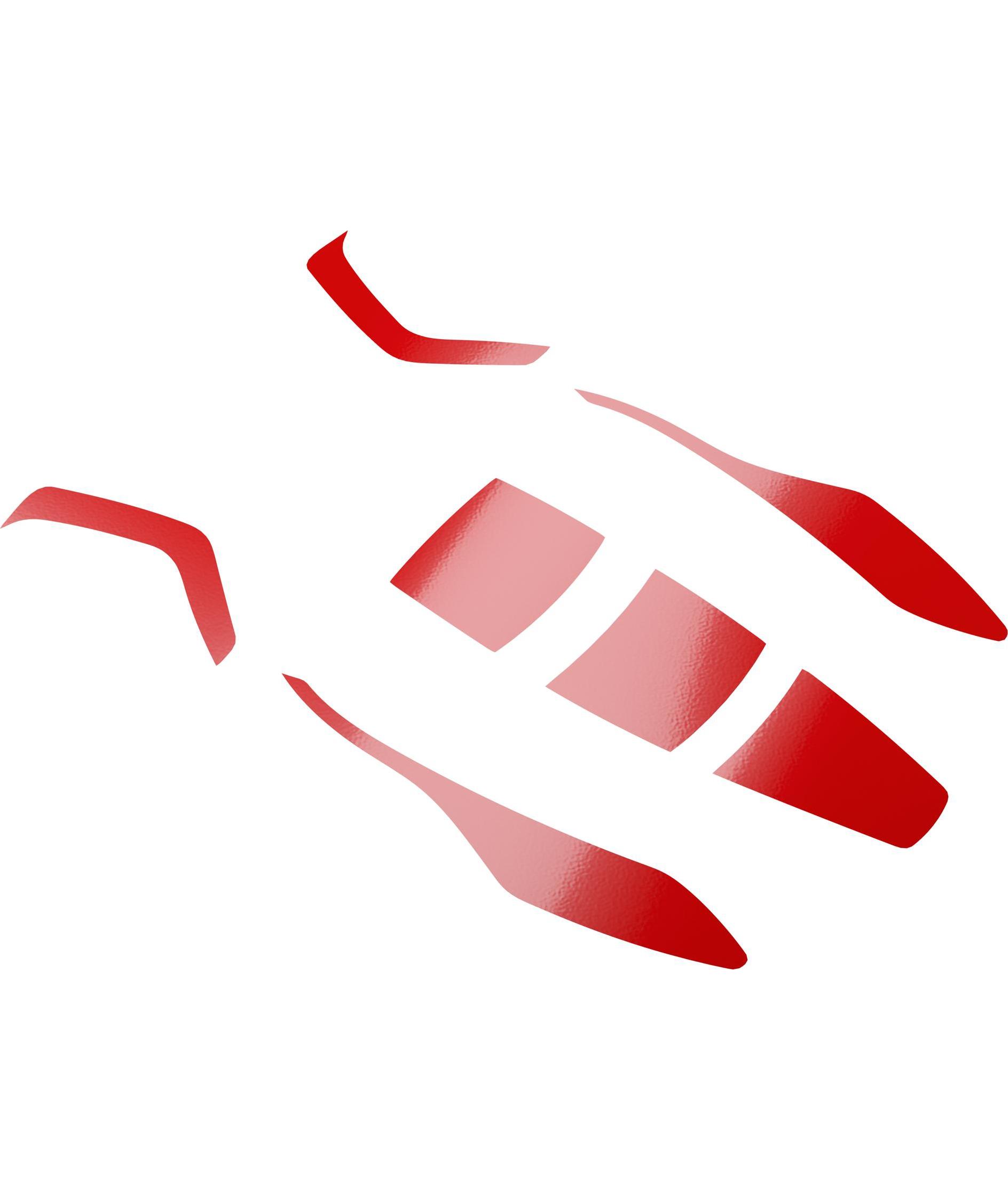 Hellberg Sector klistremerker, R&oslash;d