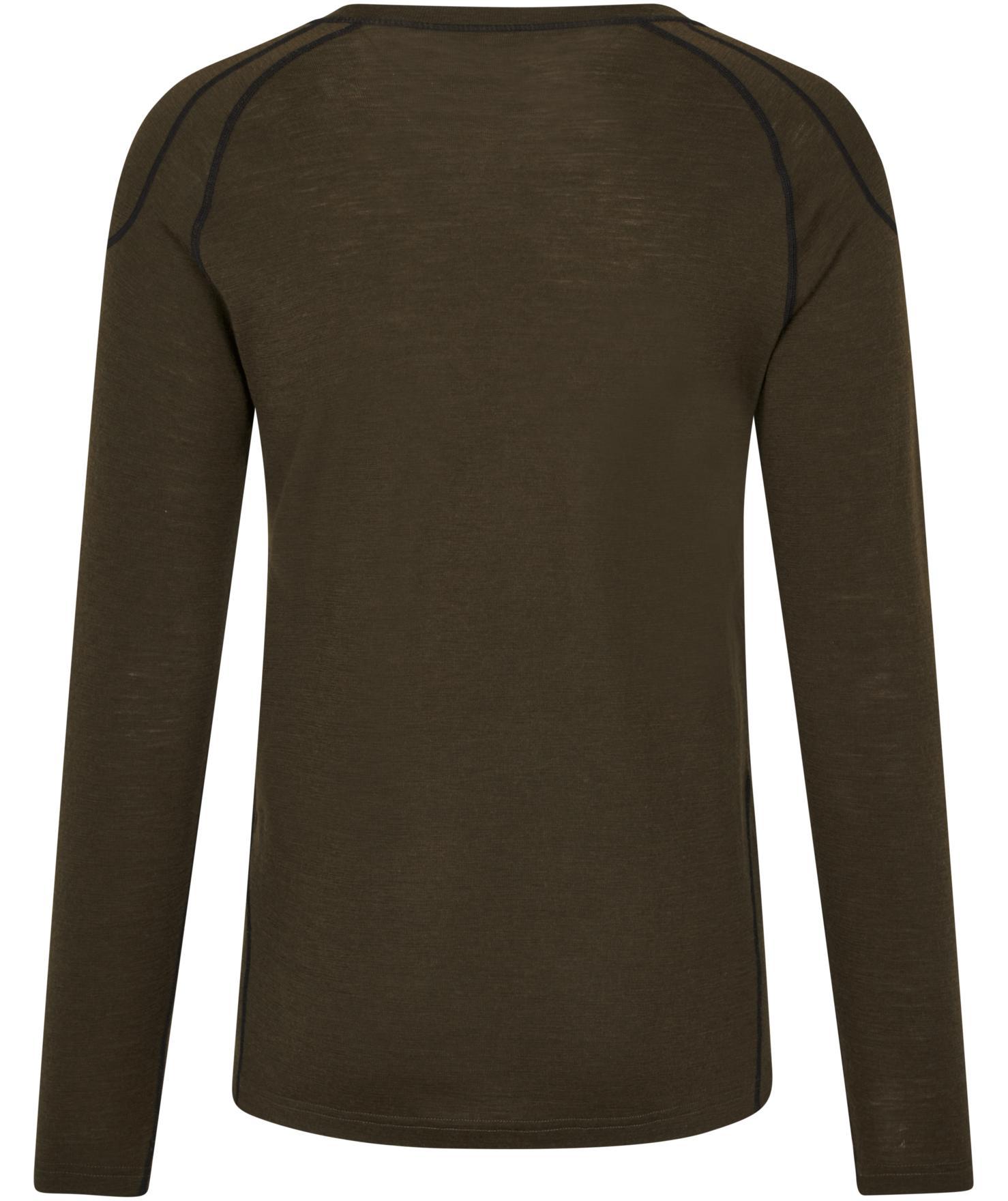 Seeland Apex One Hundred baselayer sweater merino wool, Pine green, large image number 2