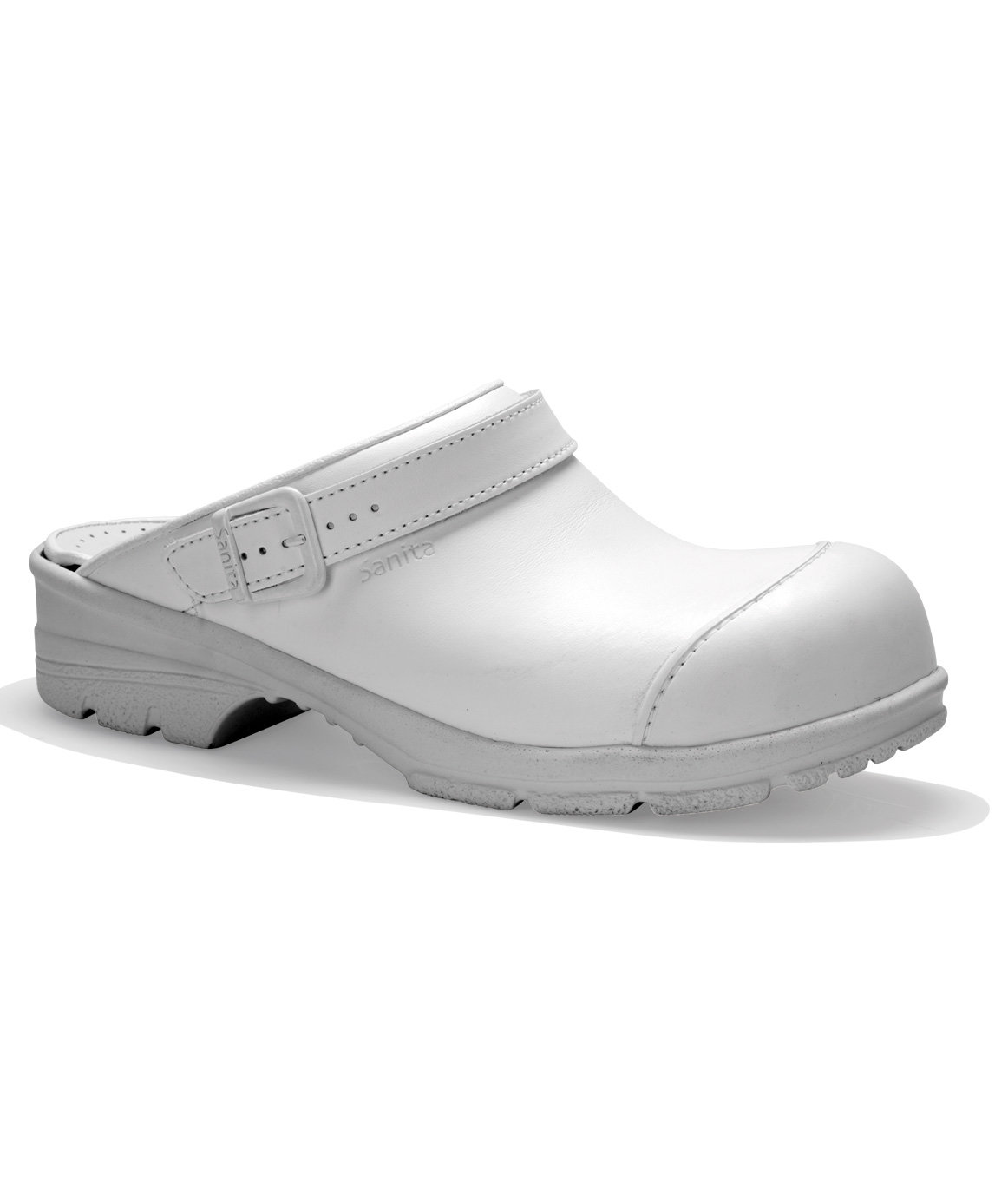Sanita San duty skyddstr&auml;skor med h&auml;lrem SB, Vit