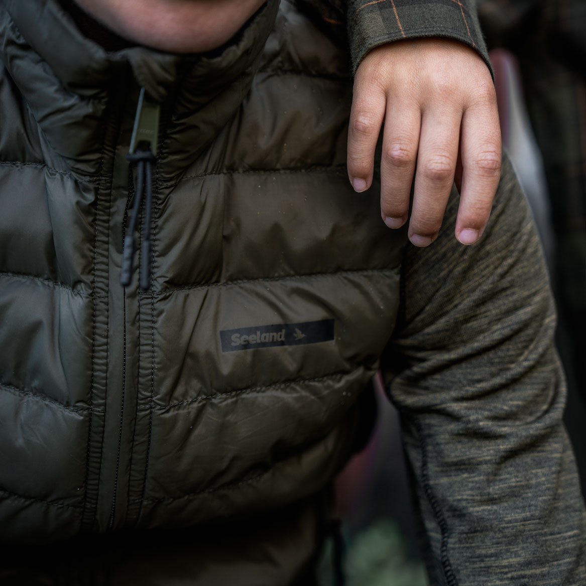 Seeland Therma vadderad vest dam, Light pine, large image number 5