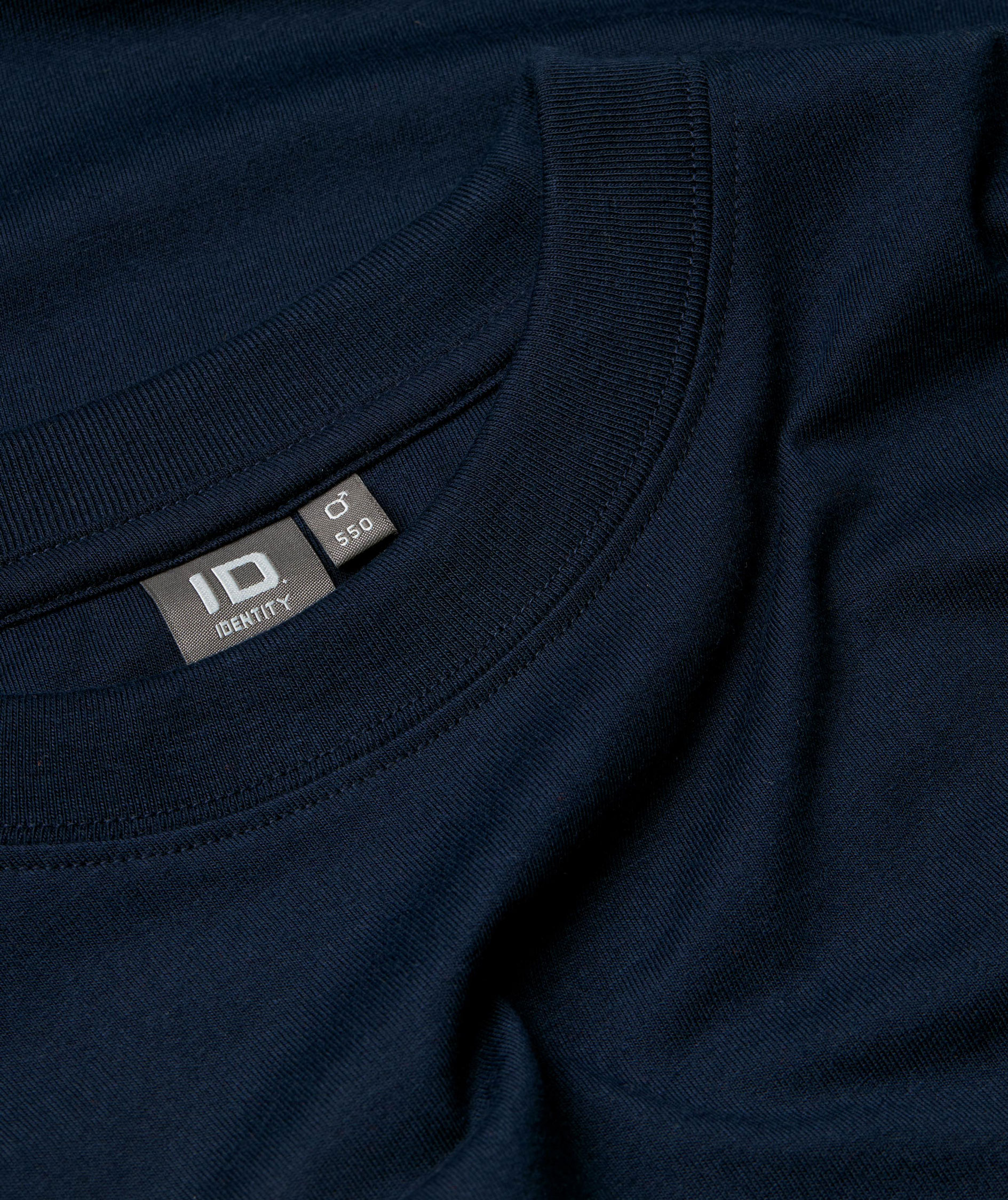 ID T-Time T-shirt med brystlomme, Marine, large image number 4