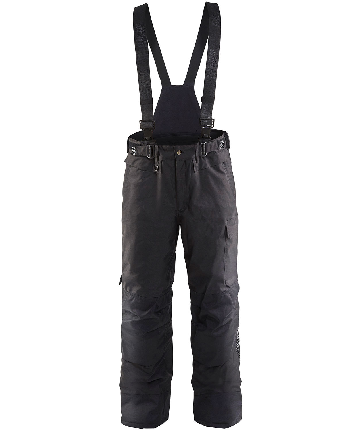 Bl&aring;kl&auml;der vinterbukser m. seler X1810