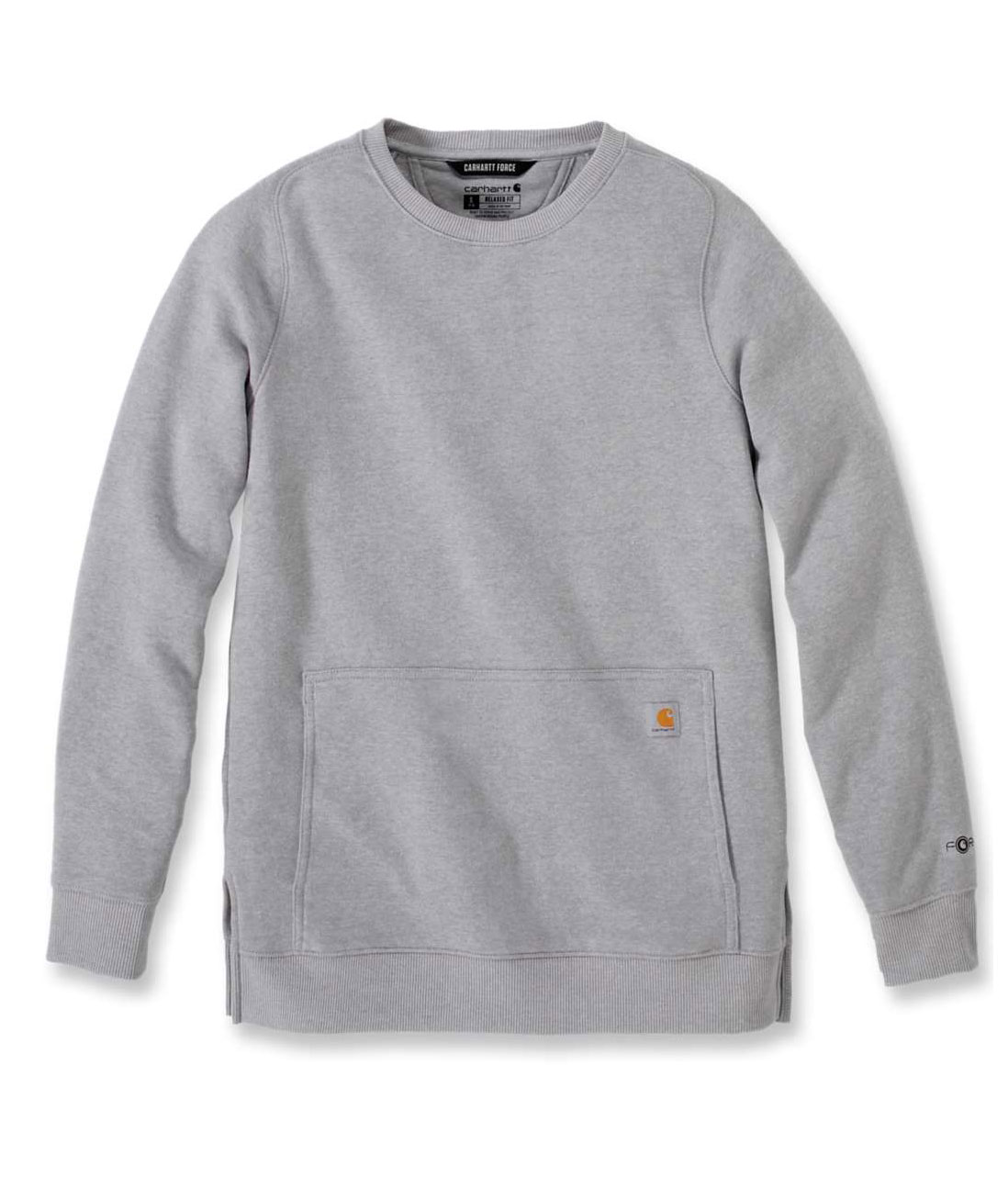 Carhartt Force dame sweatshirt, Asphalt Heather