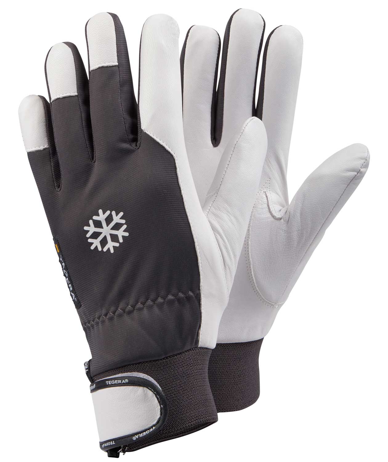Tegera 117 Winter Arbeitshandschuhe, Grau/Wei&szlig;