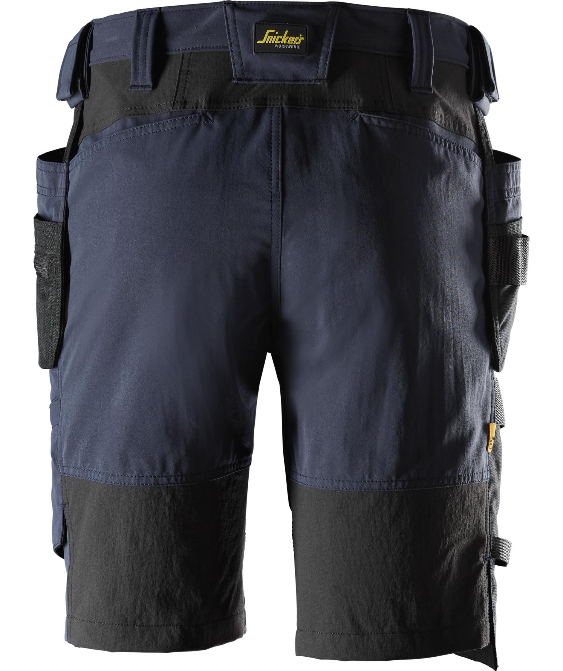 Snickers AllroundWork h&aring;ndverkershorts full stretch, Navy/Svart, large image number 2