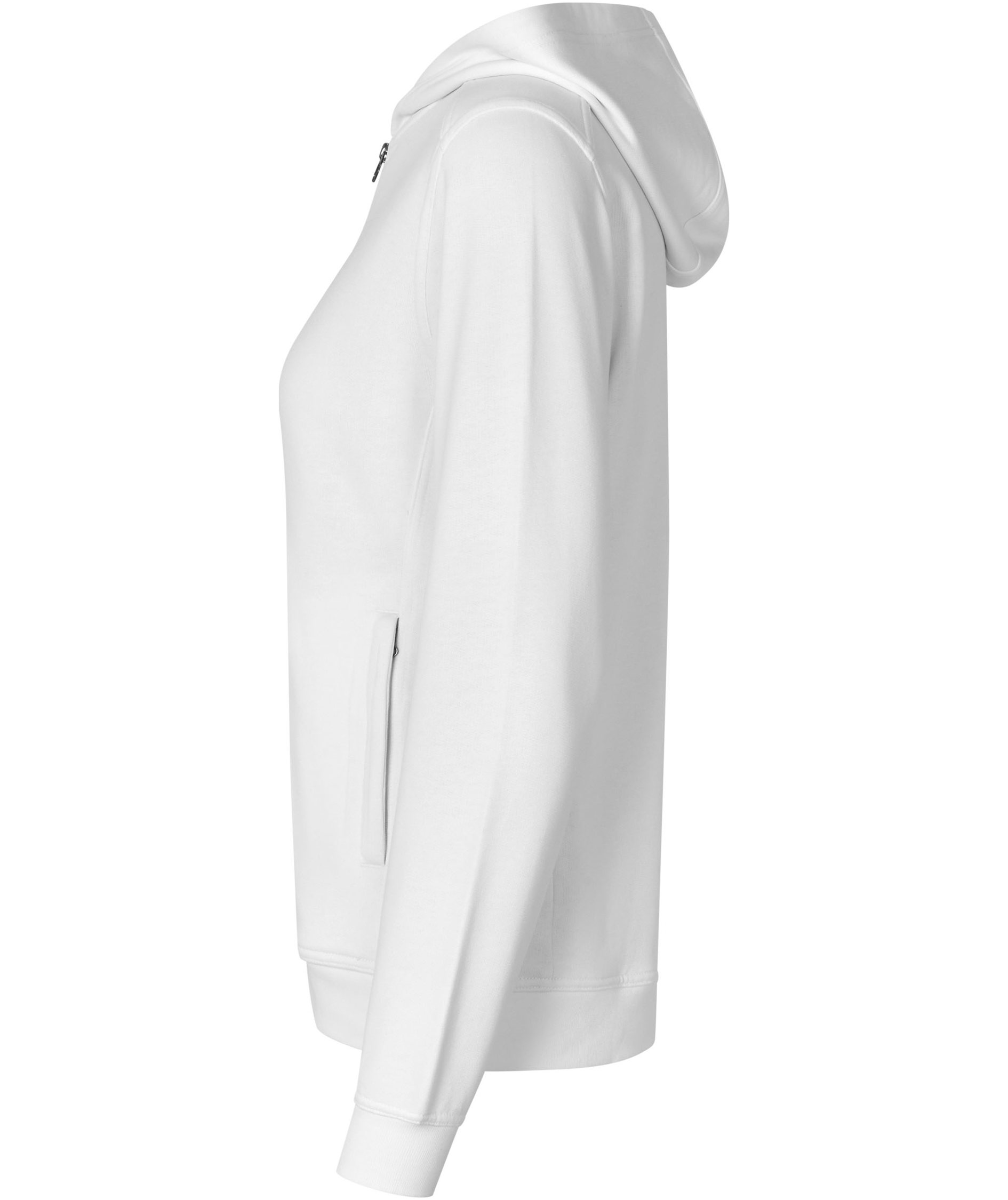 ID Pro Wear Care women's hoodie with zipper, White, large image number 2