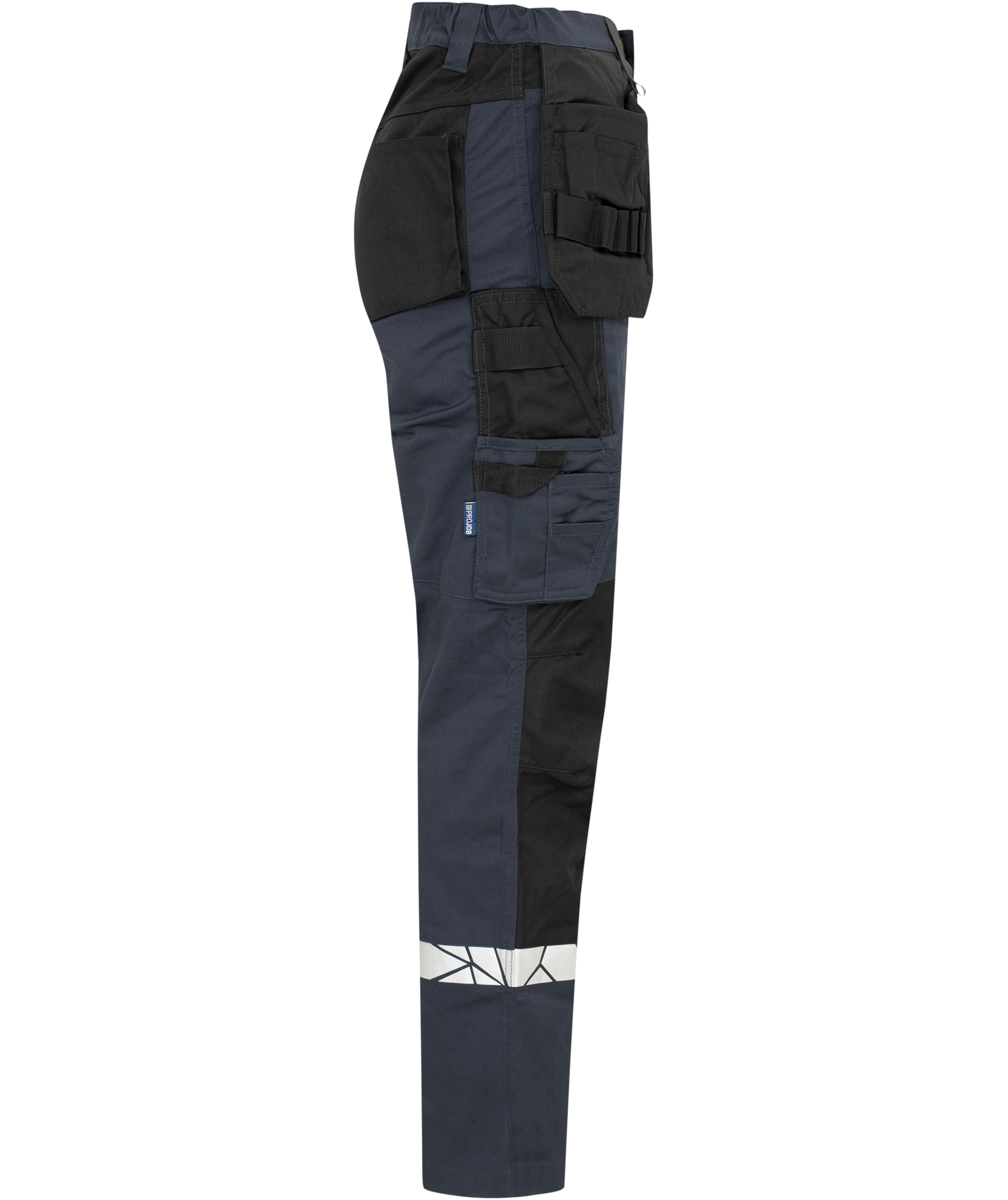 ProJob women's craftsman trousers 7513, Marine Blue/Black, large image number 2