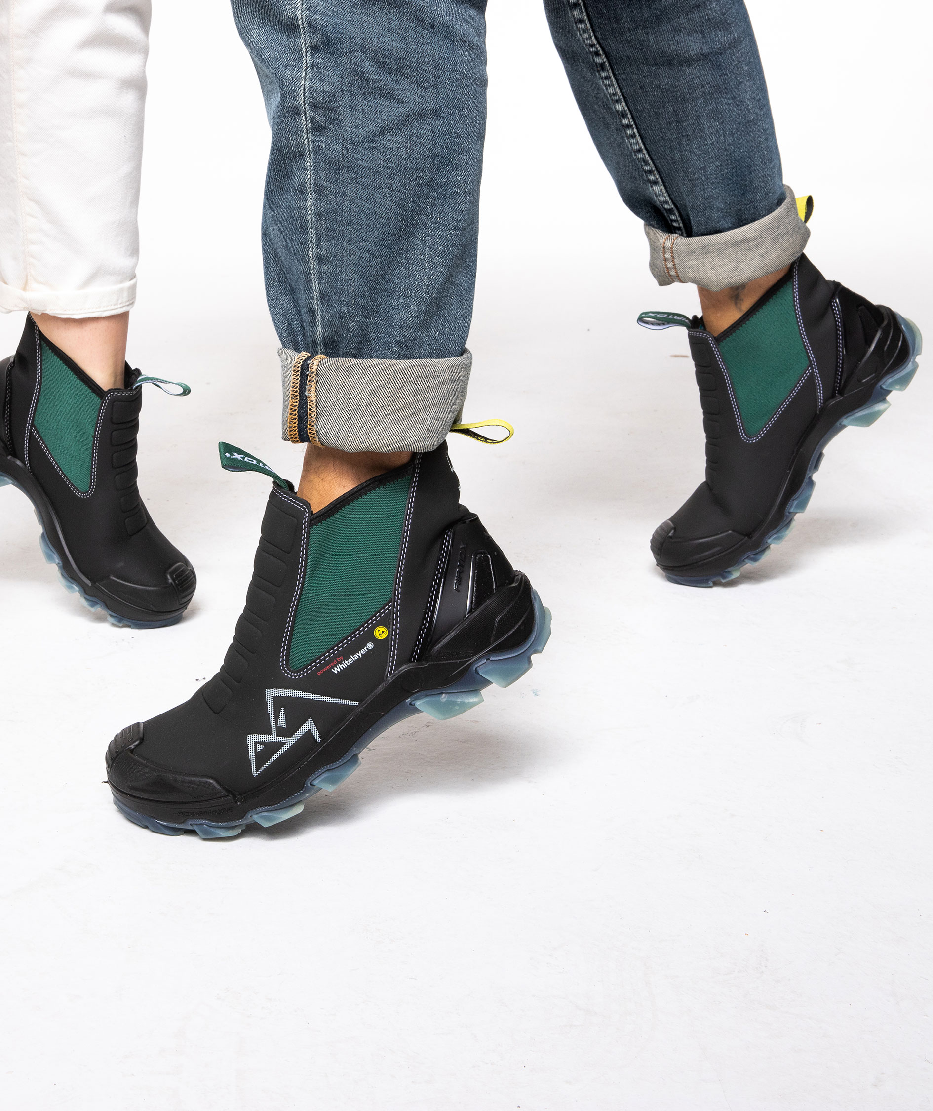 Airtox GLC sikkerhedsst&oslash;vletter S3, Sort/Gr&oslash;n, large image number 14