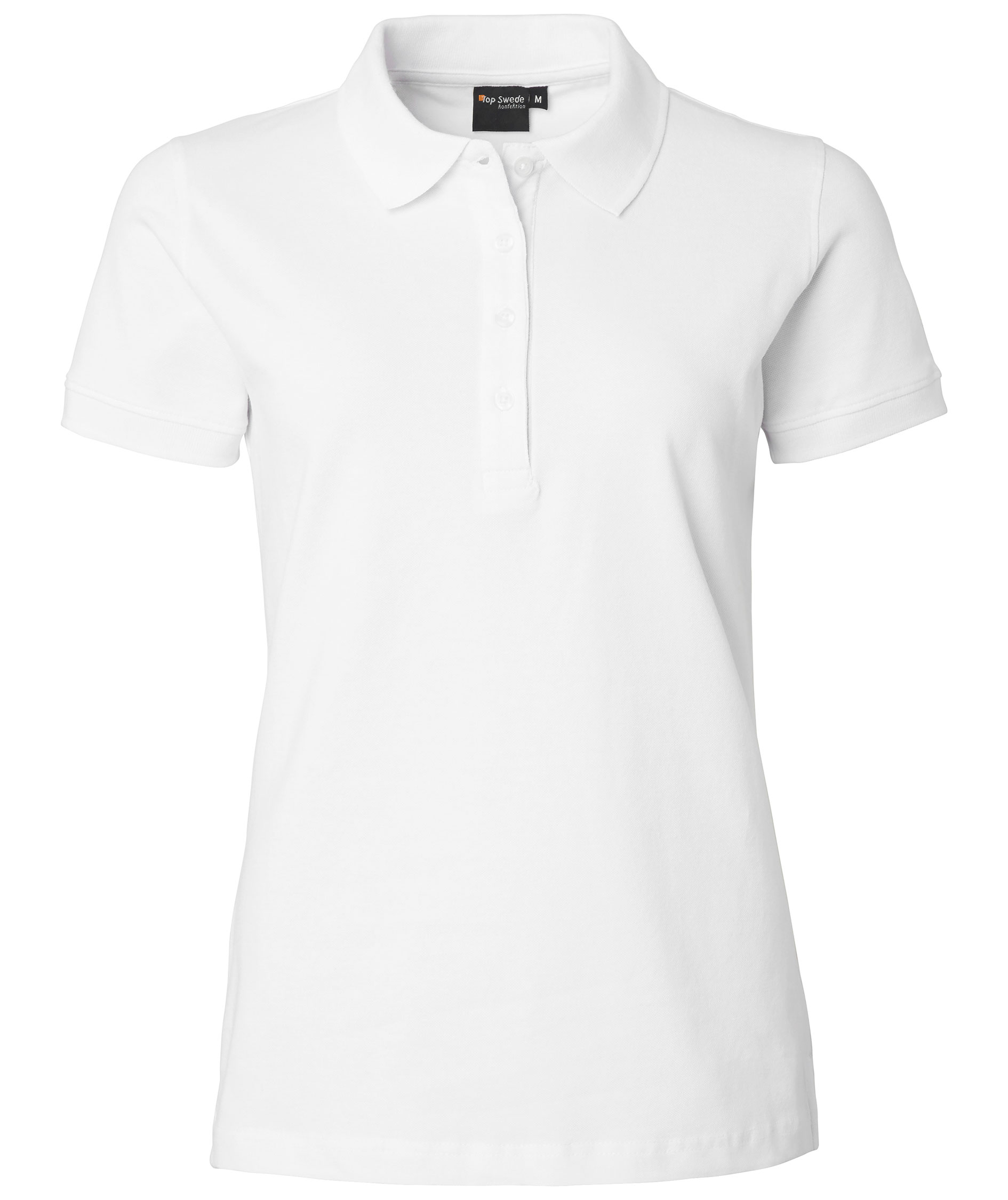 Top Swede dame polo T-skjorte 189, Hvit