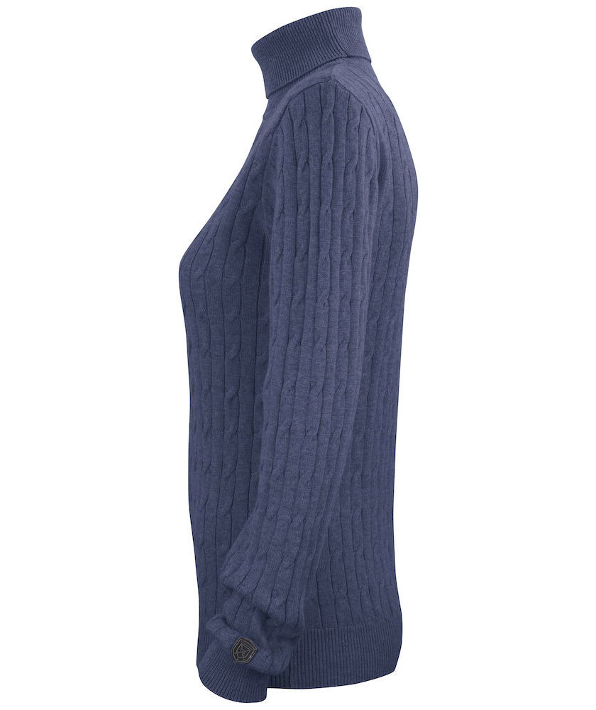 Cutter & Buck Blakely dame rullekrage, Navy melange, large image number 3