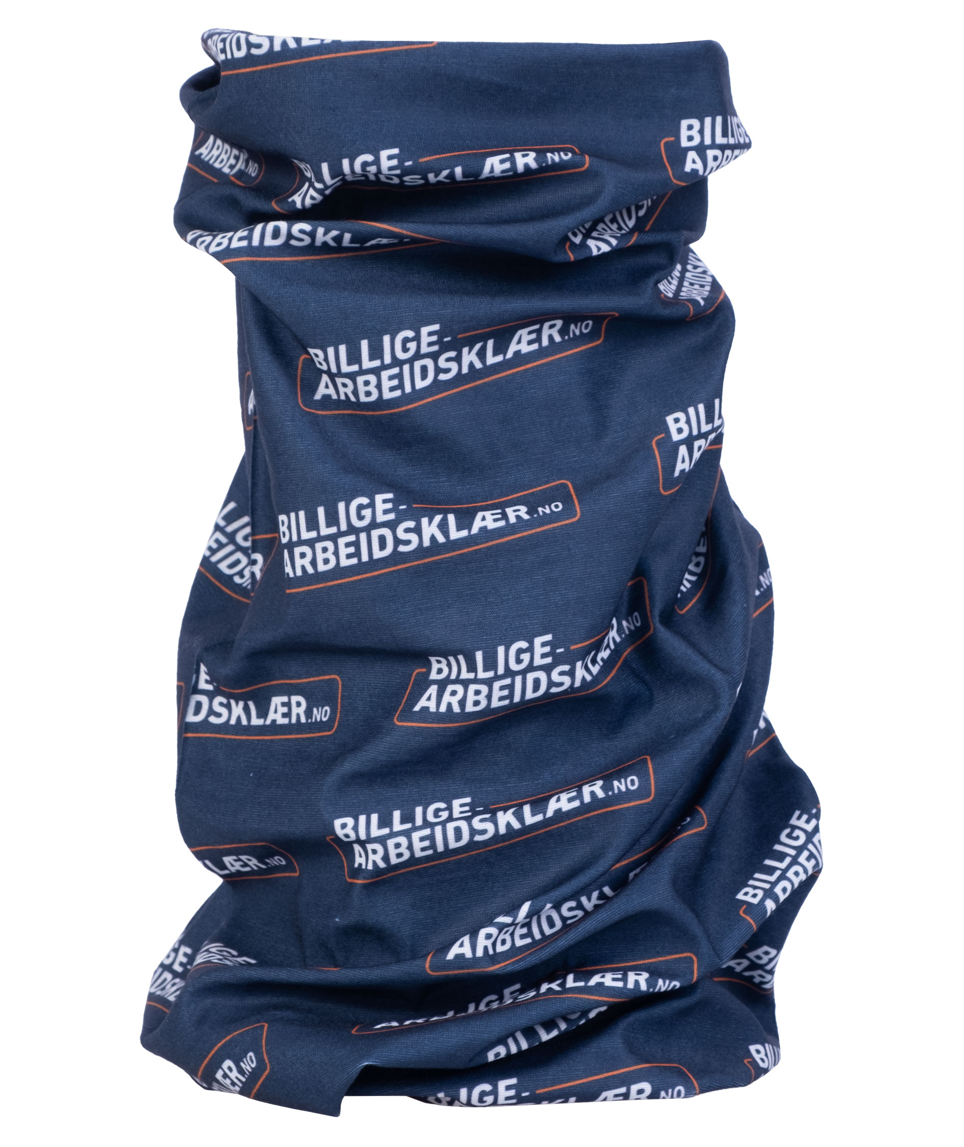 Hals med Billige-arbeidskl&aelig;r.no logo, Navy