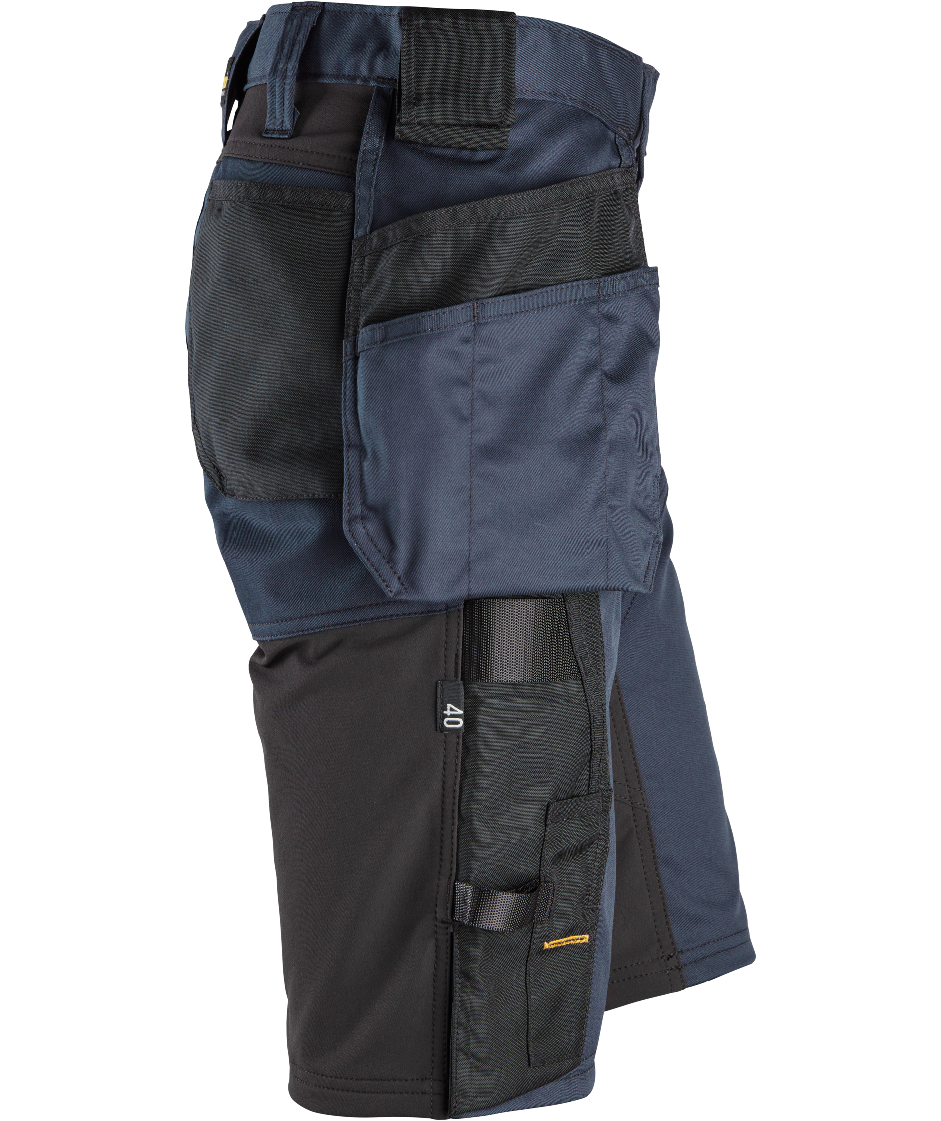 Snickers AllroundWork dame h&aring;ndverkershorts 6147, Navy/Svart, large image number 2