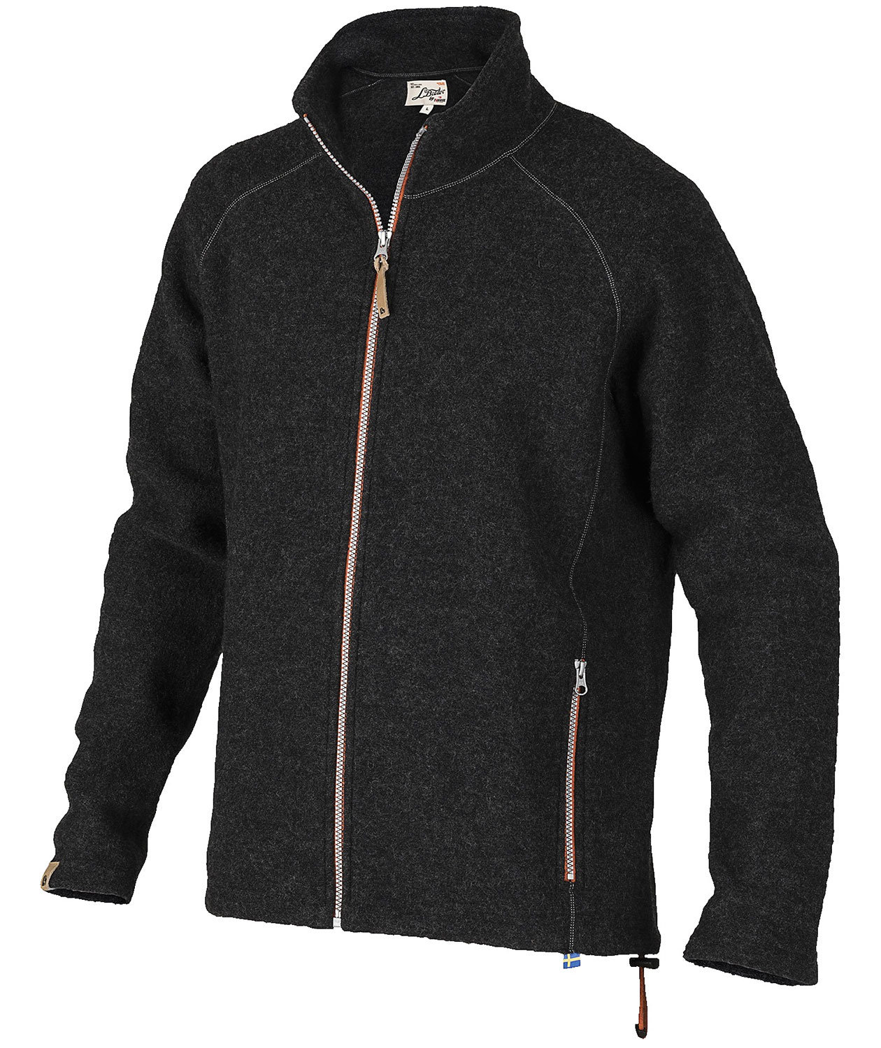 L.Brador wool cardigan 2005U, Grey Melange, large image number 0