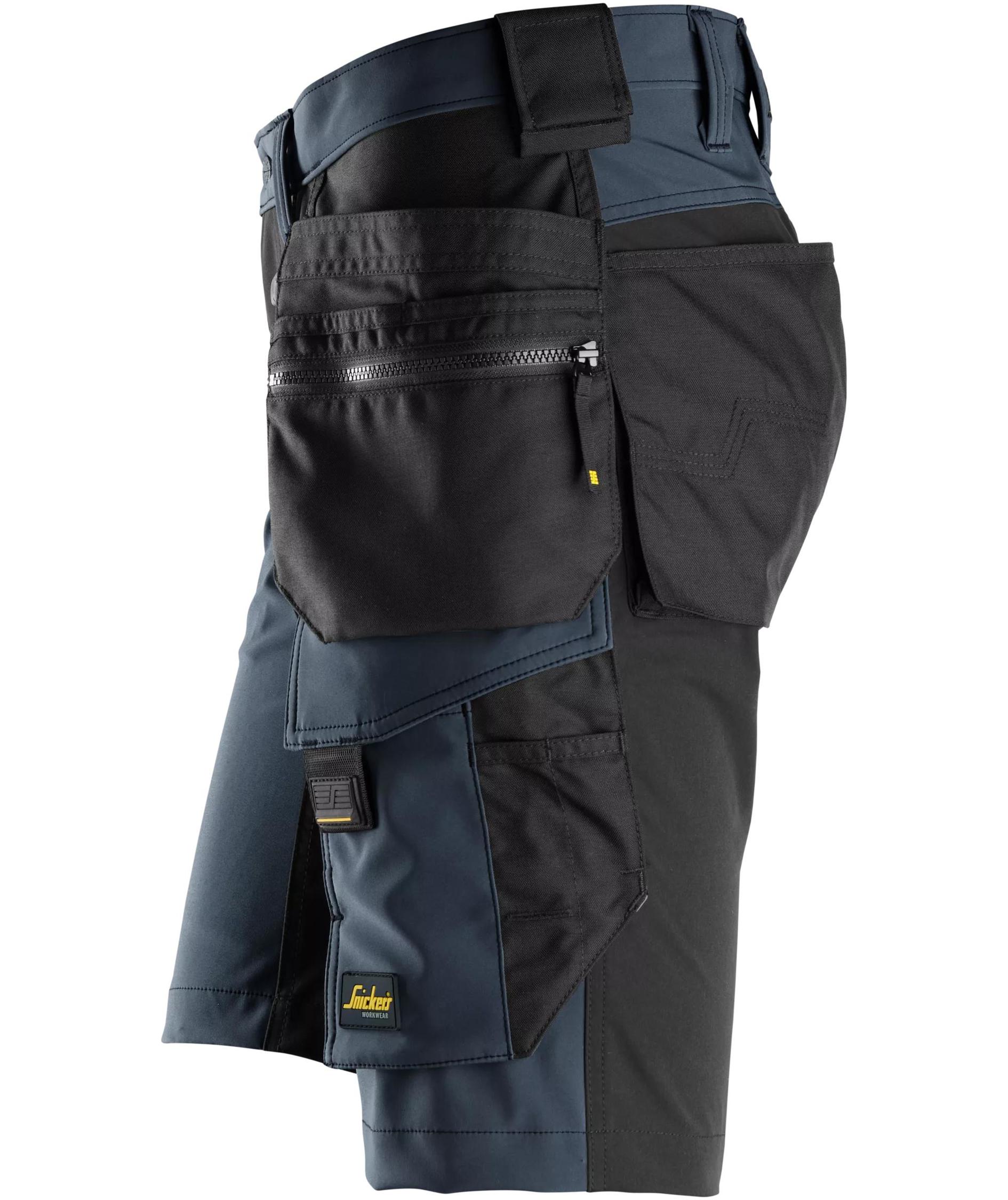 Snickers AllroundWork h&aring;ndverkershorts 6175 full stretch, Navy/black, large image number 5