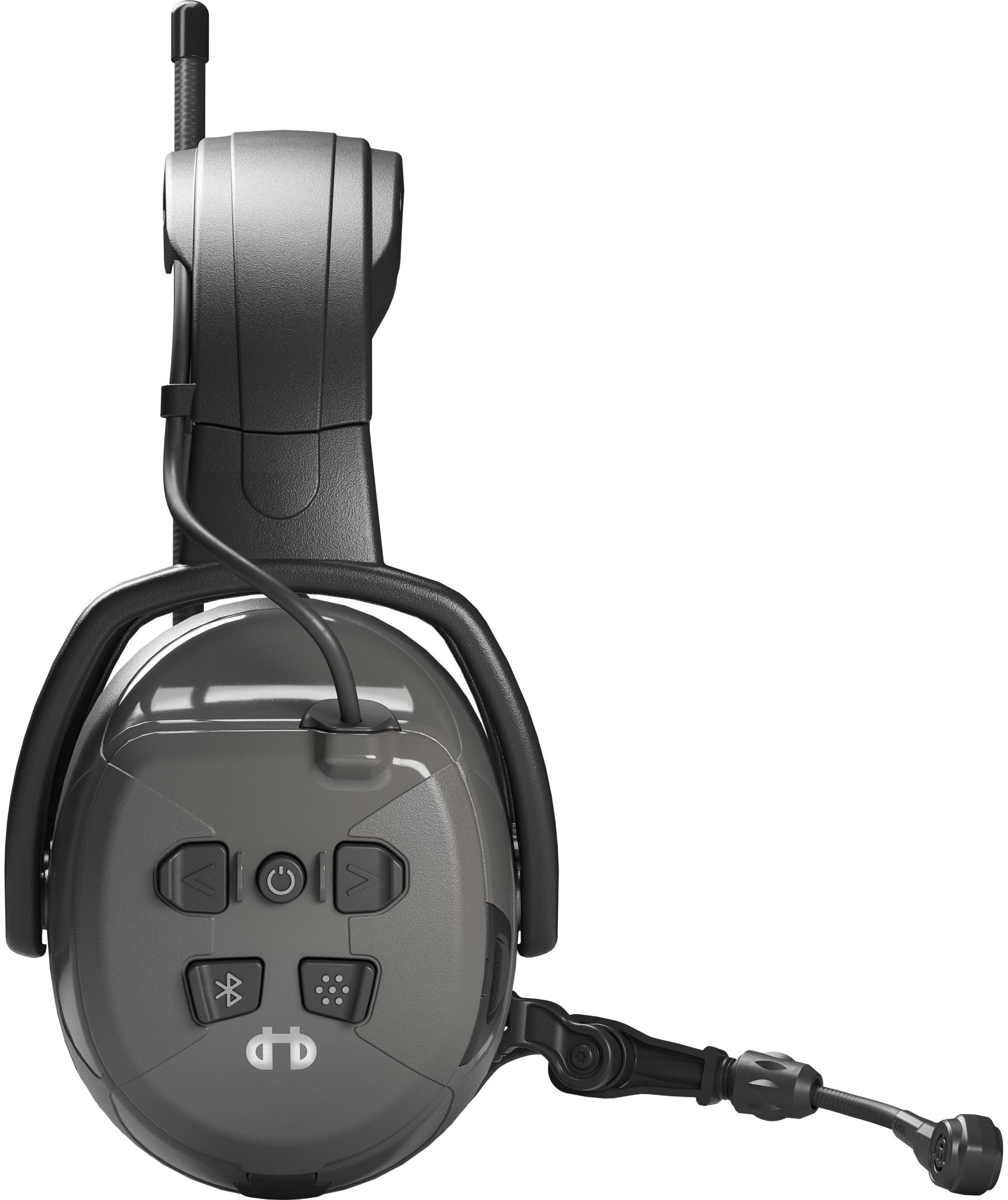 Hellberg Synergy DR h&oslash;rev&aelig;rn med Bluetooth, Gr&aring;/Sort, Gr&aring;/Sort, large image number 3